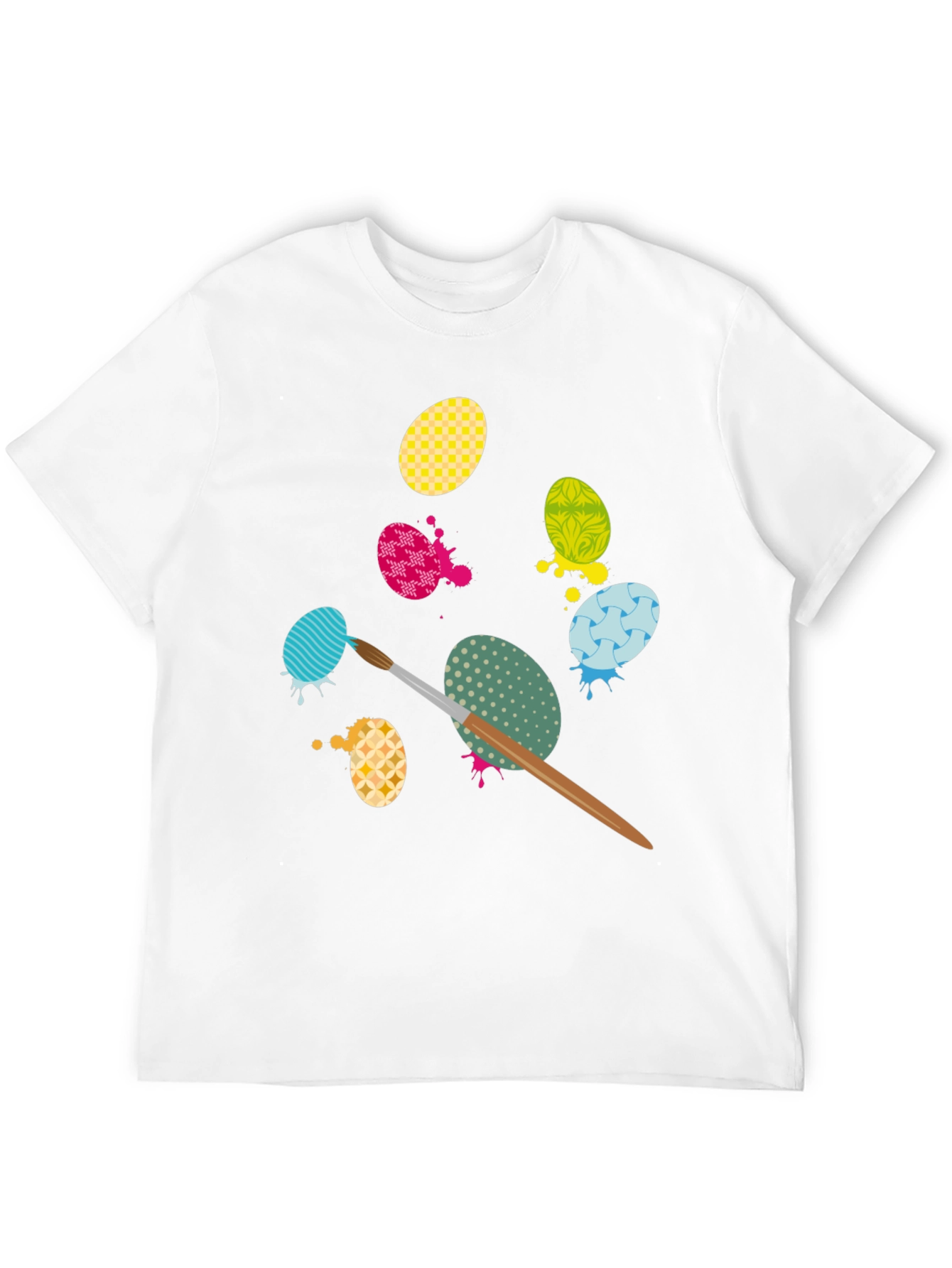 Easter Egg Painting T-Shirt - Fun Holiday Graphic Tee