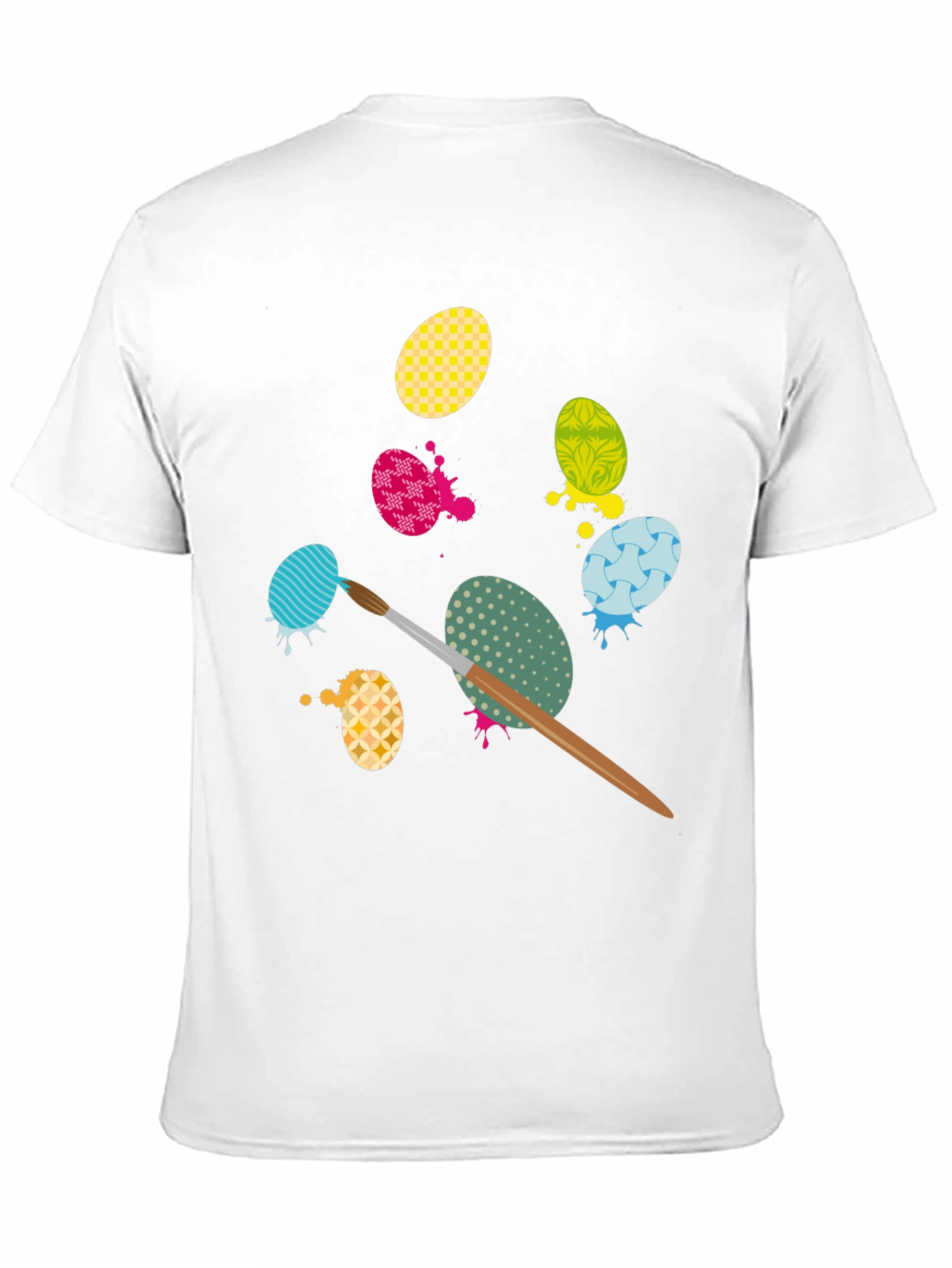 Easter Egg Painting T-Shirt - Fun Holiday Graphic Tee