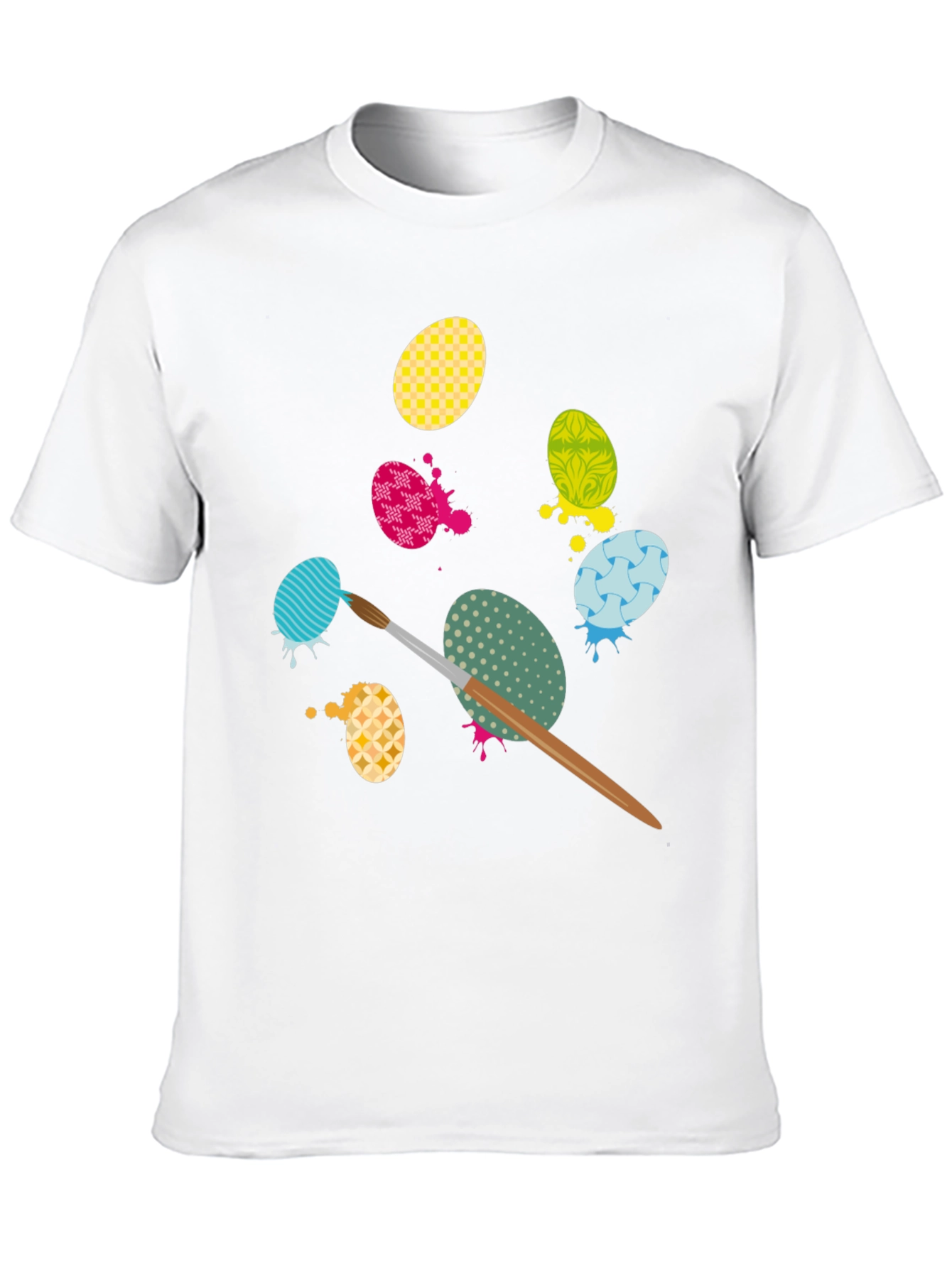 Easter Egg Painting T-Shirt - Fun Holiday Graphic Tee