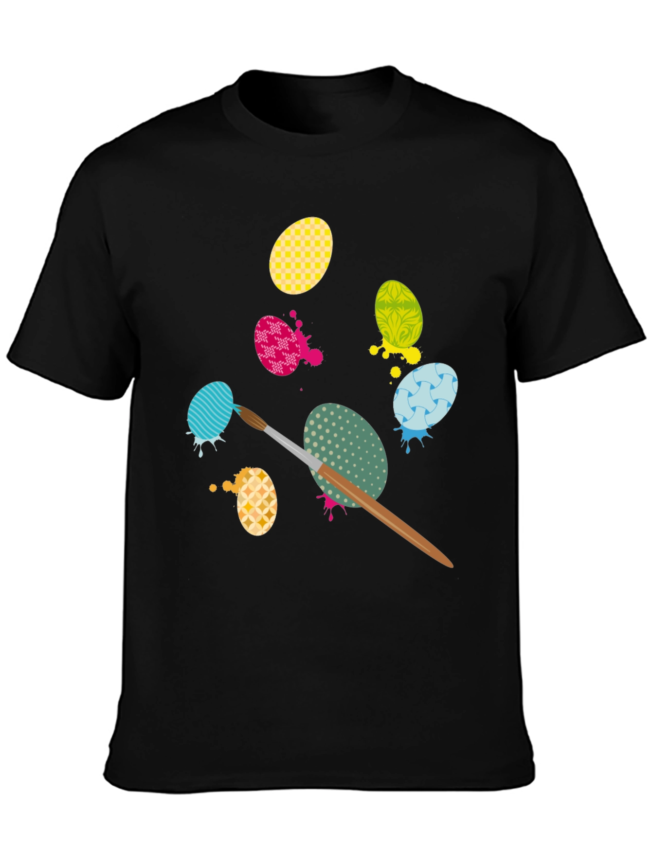 Easter Egg Painting T-Shirt - Fun Holiday Graphic Tee