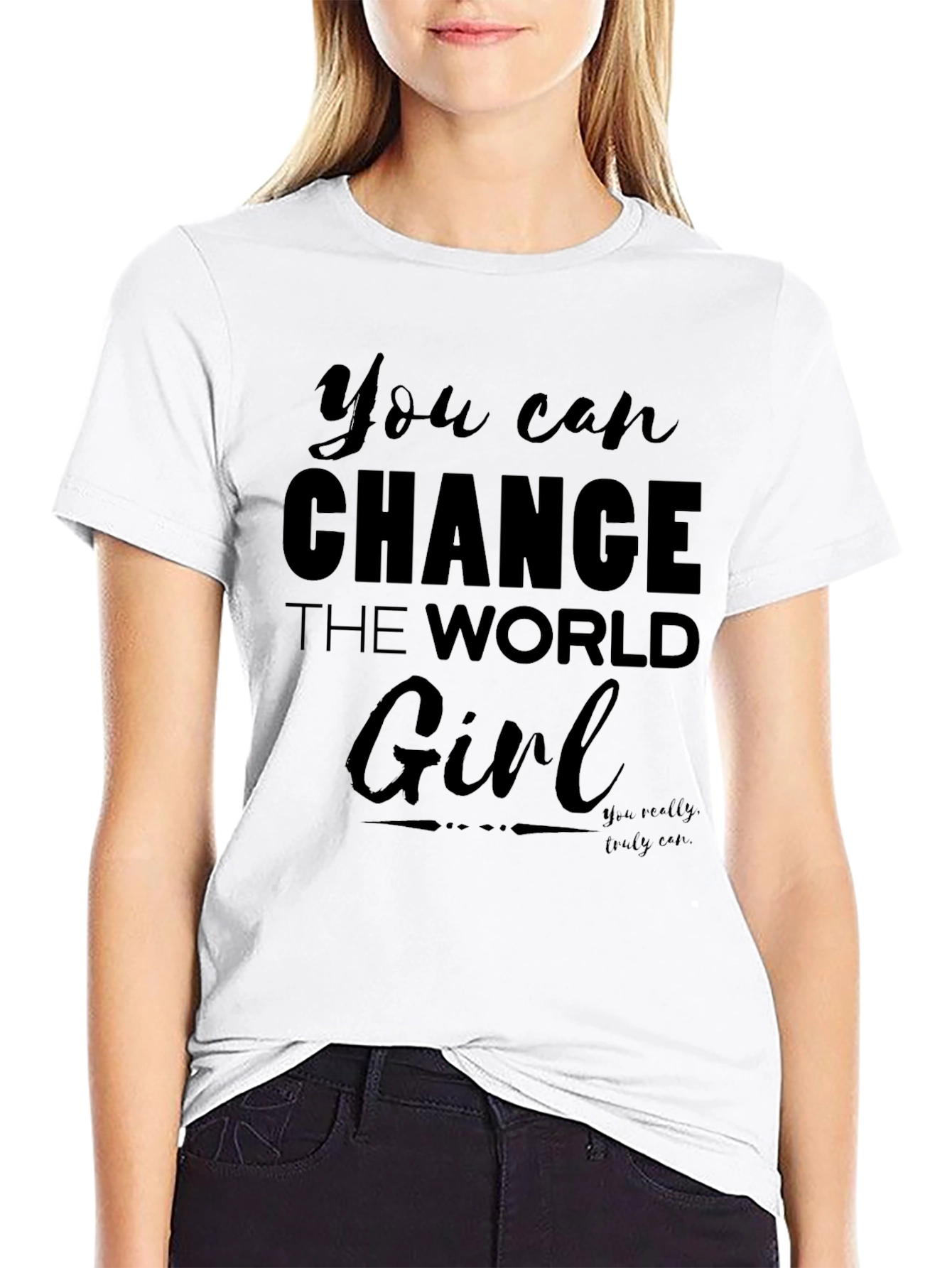 Change the World Girl Graphic Tee