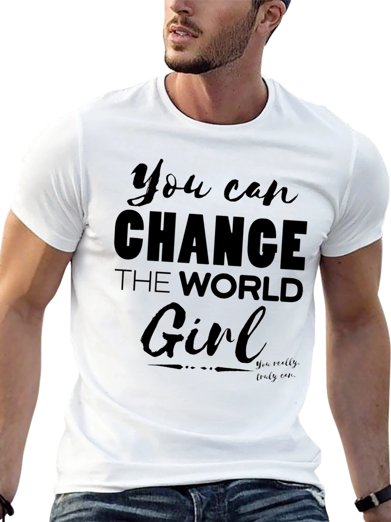 Change the World Girl Graphic Tee