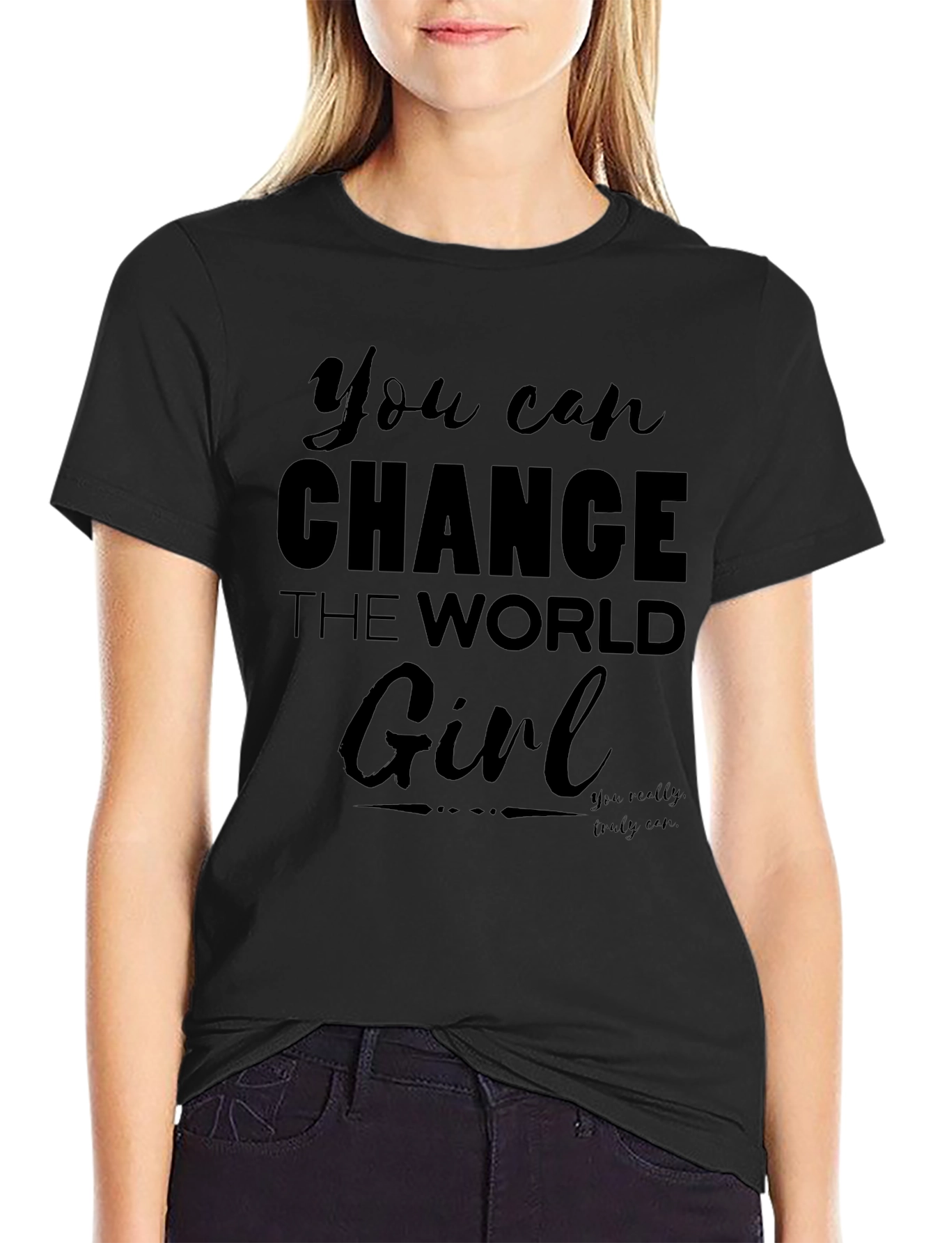 Change the World Girl Graphic Tee