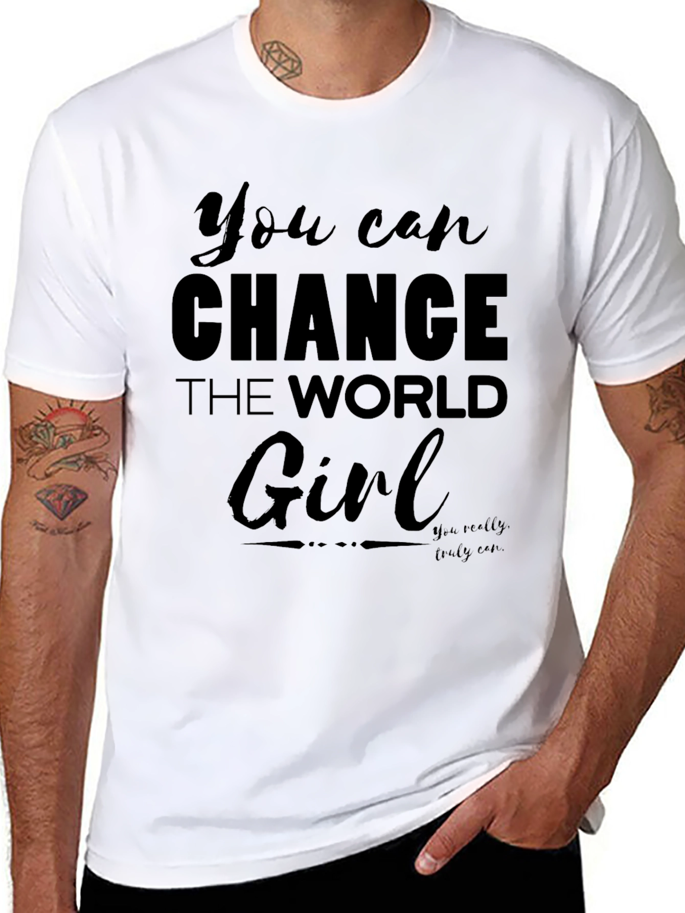 Change the World Girl Graphic Tee