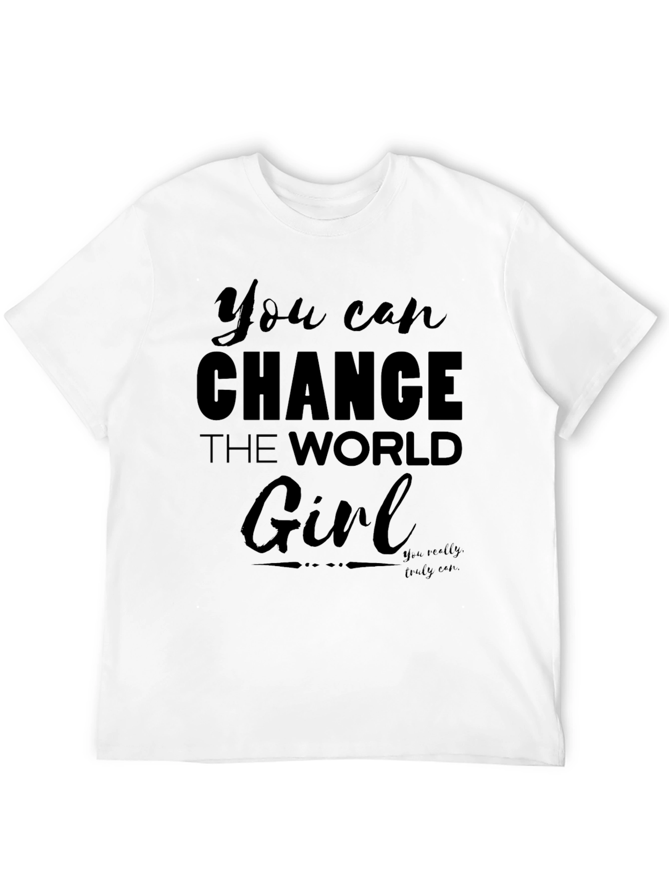 Change the World Girl Graphic Tee