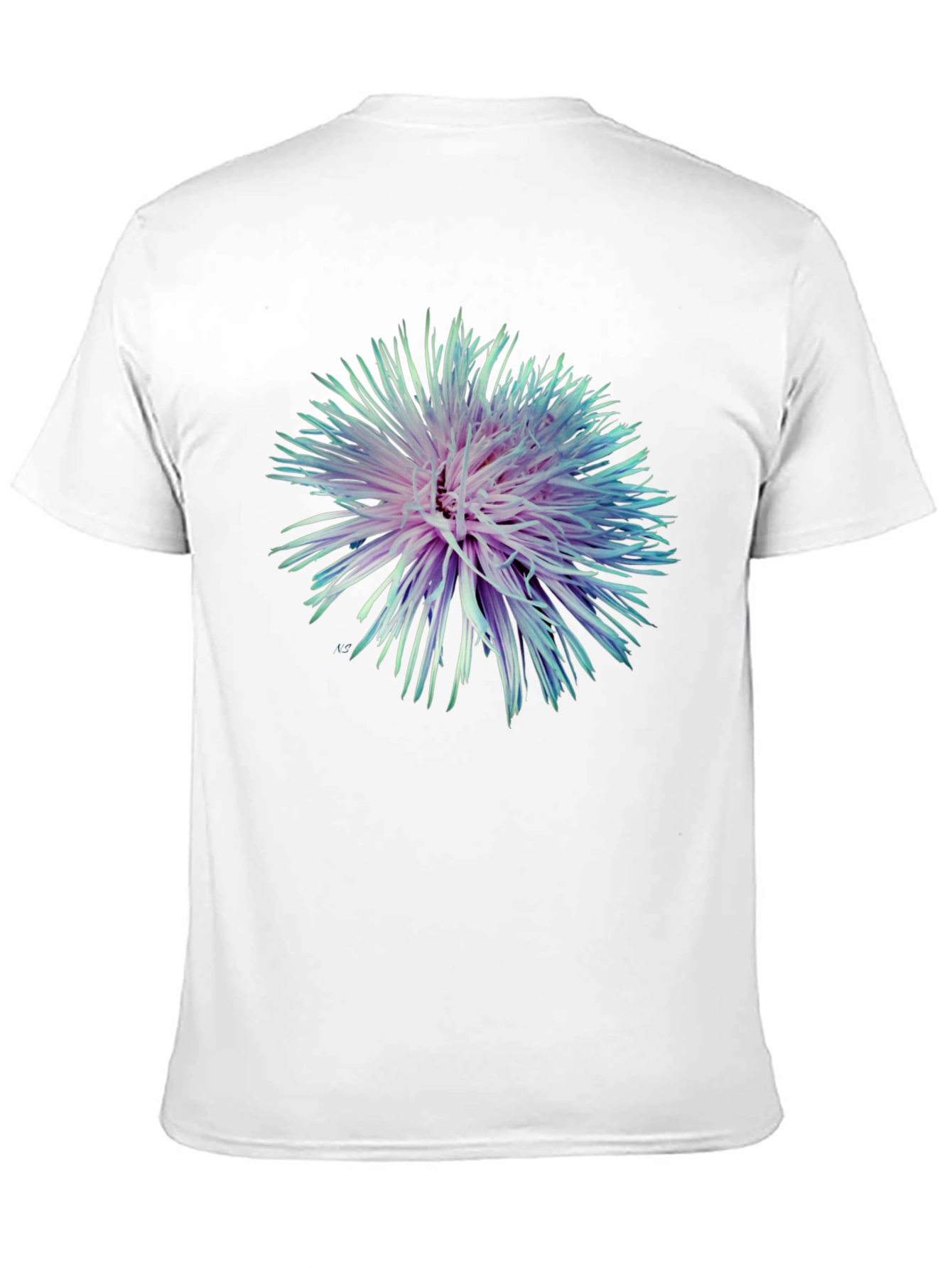 Floral Burst Graphic Black T-Shirt