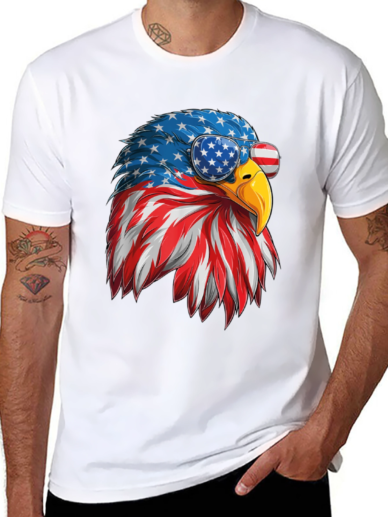 Patriotic Eagle Graphic Tee