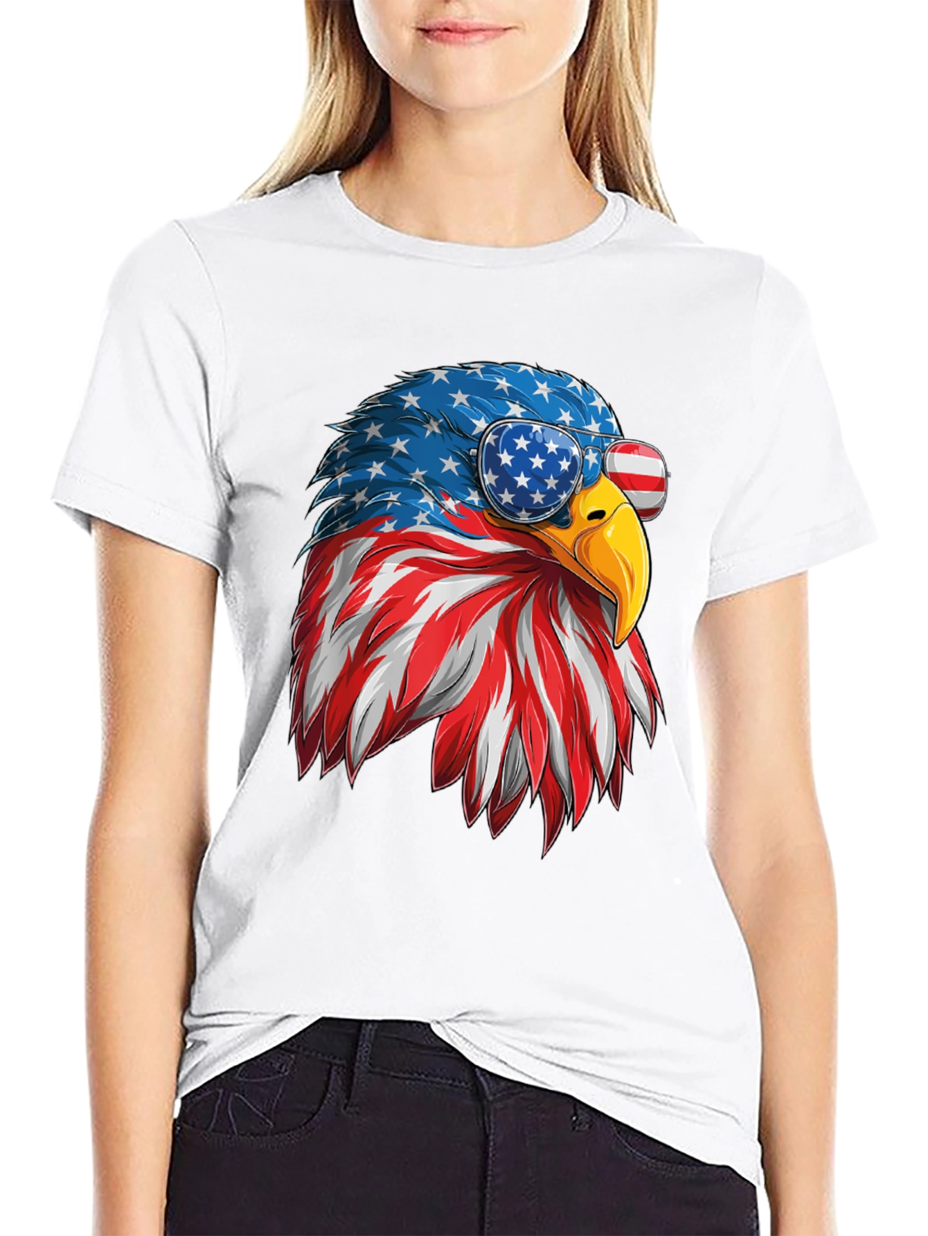 Patriotic Eagle Graphic Tee
