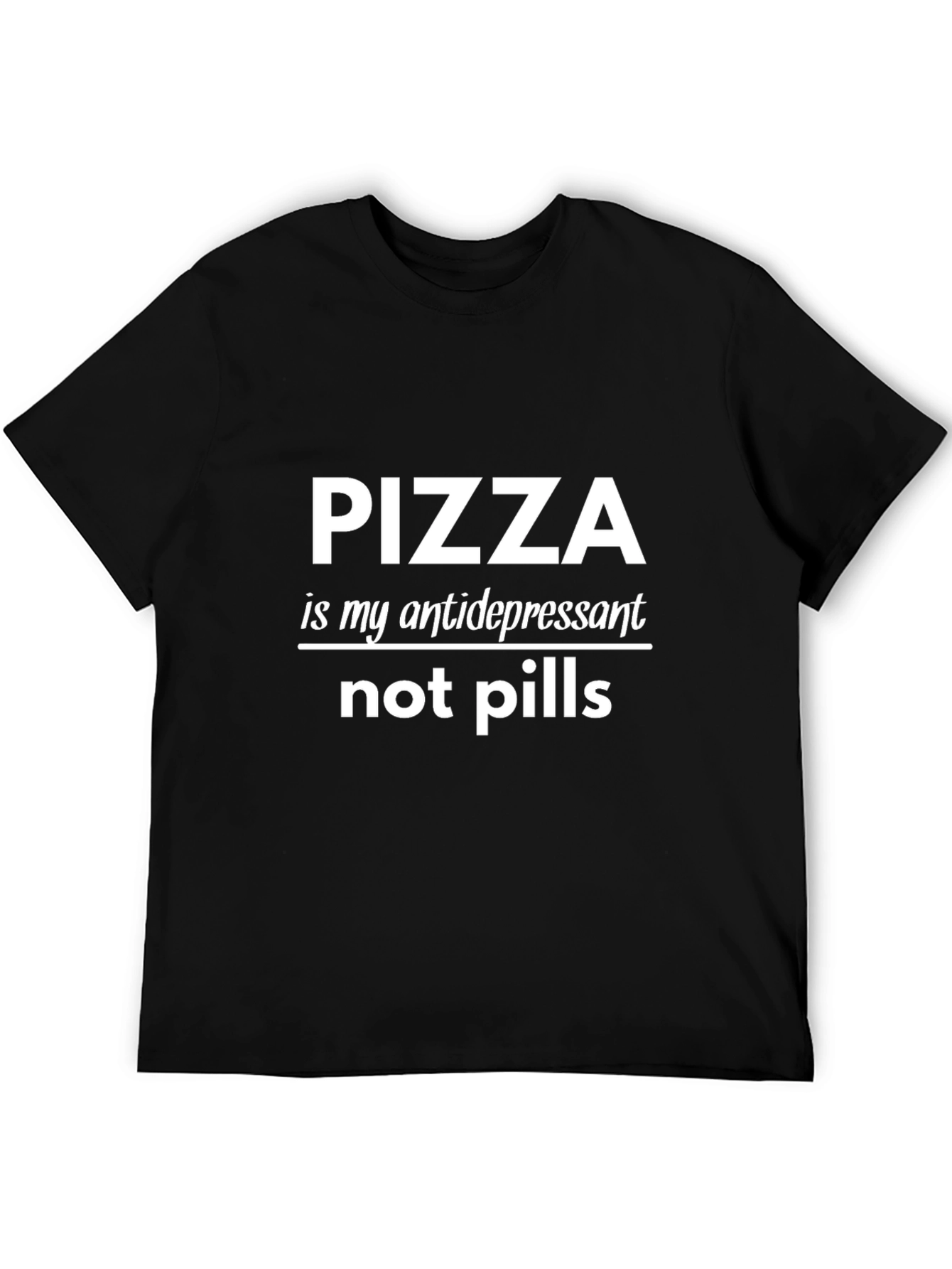 Pizza Antidepressant Graphic Tee