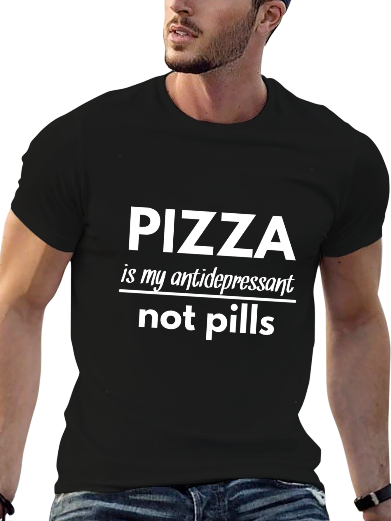 Pizza Antidepressant Graphic Tee