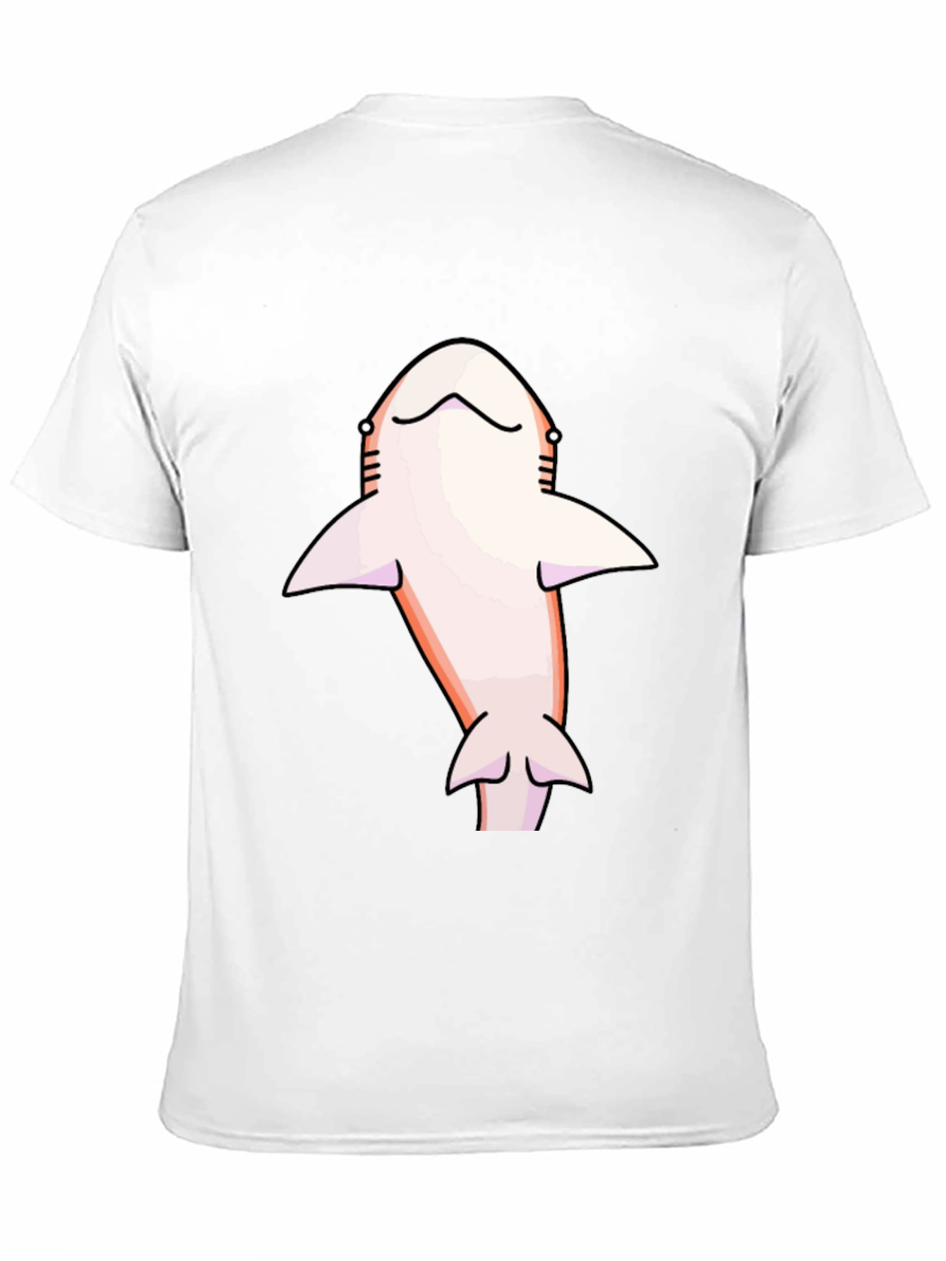 Shark Graphic Tee - Mens Black Cotton T-Shirt