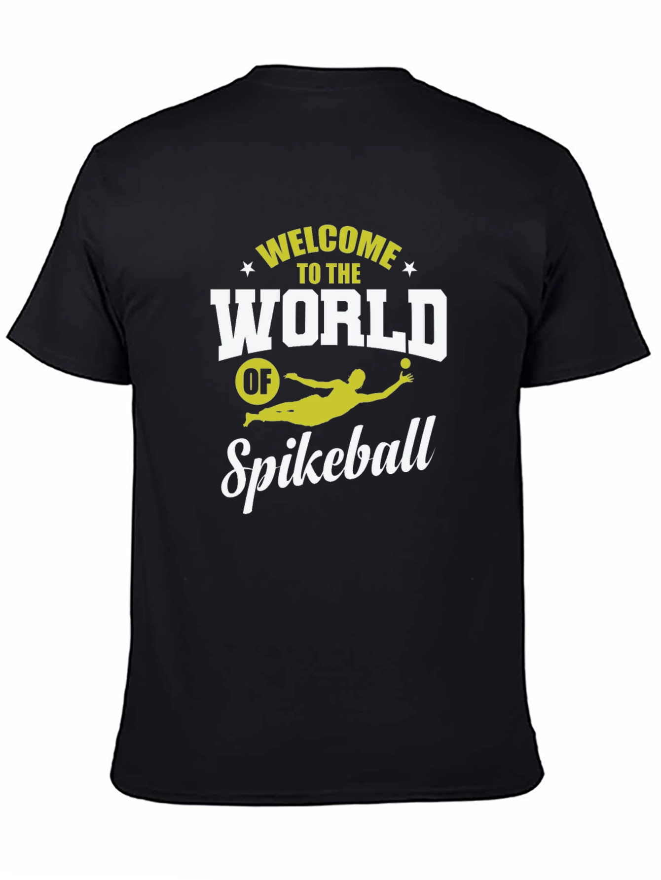 Welcome To The World of Spikeball Black T-Shirt