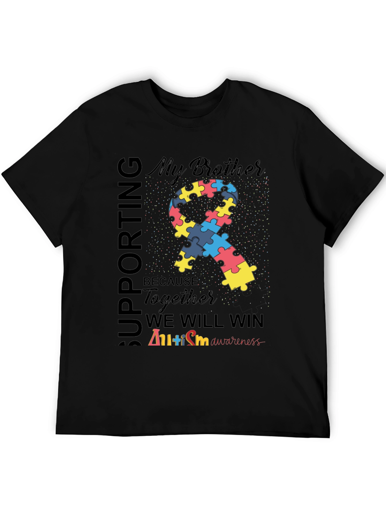 Autism Awareness Tee: Supporting My Brother