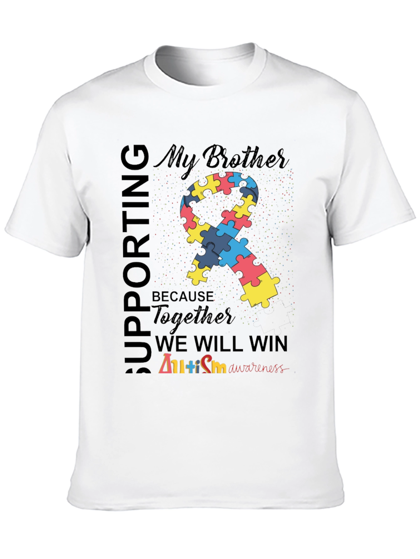 Autism Awareness Tee: Supporting My Brother