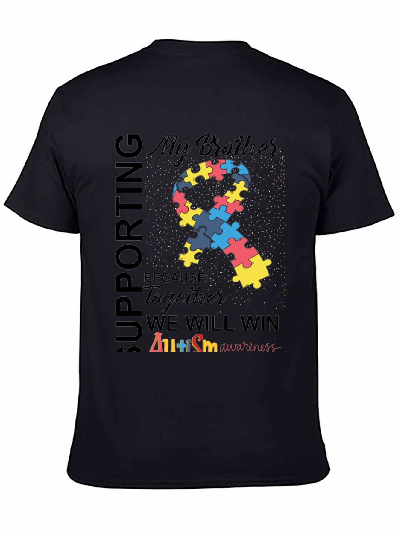 Autism Awareness Tee: Supporting My Brother