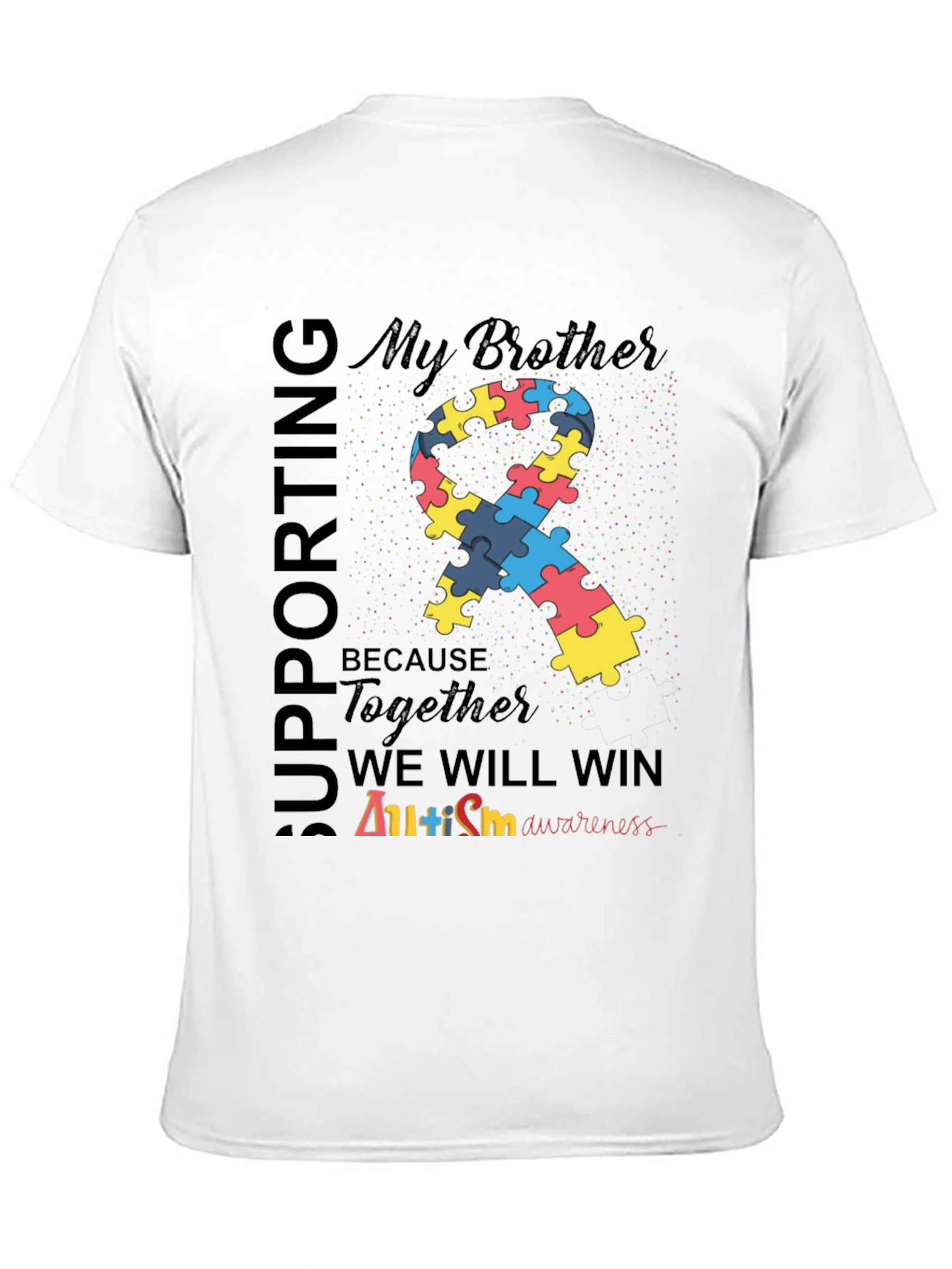Autism Awareness Tee: Supporting My Brother