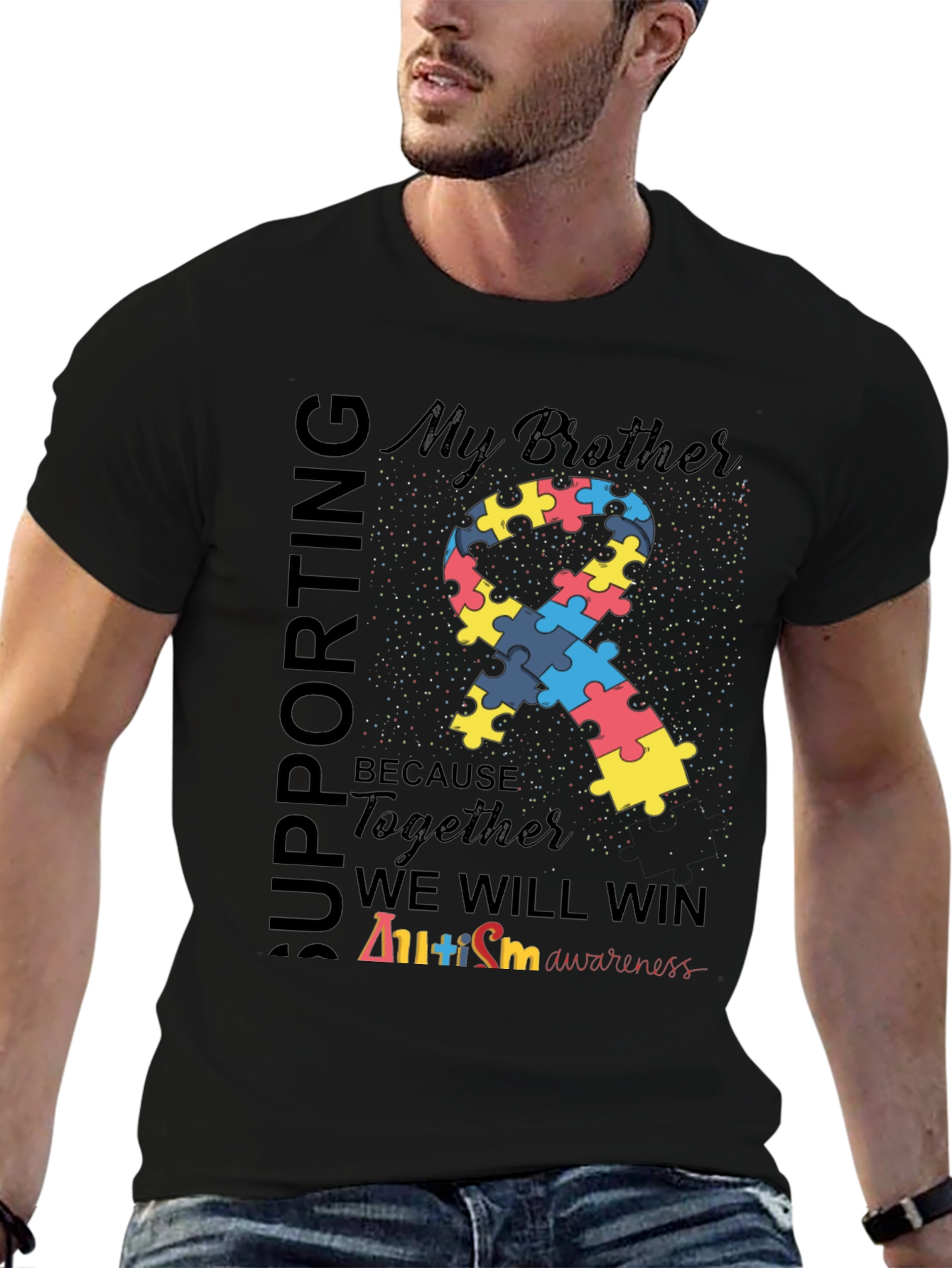 Autism Awareness Tee: Supporting My Brother