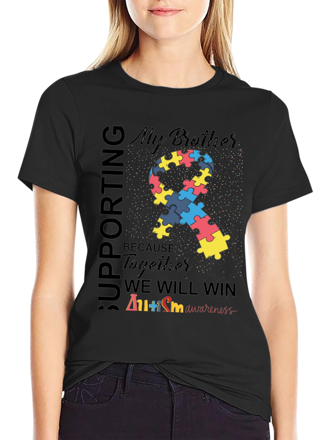 Autism Awareness Tee: Supporting My Brother
