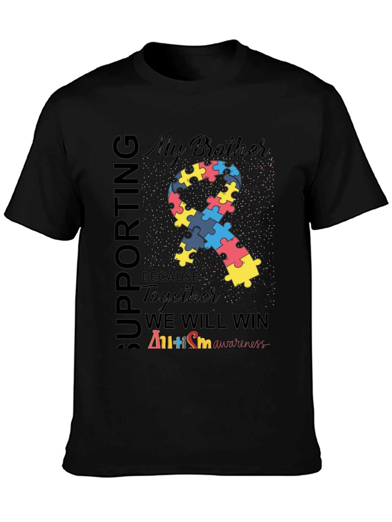Autism Awareness Tee: Supporting My Brother