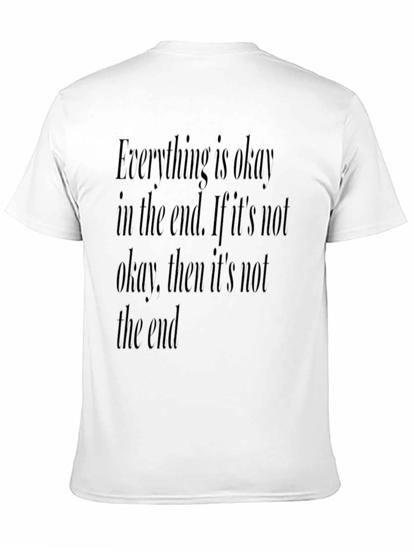 Everything is Okay Graphic Tee - Black