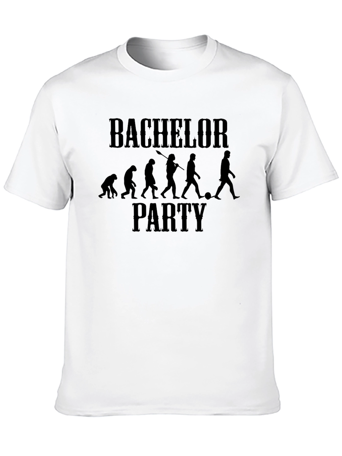Bachelor Party Evolution Graphic Tee - Black