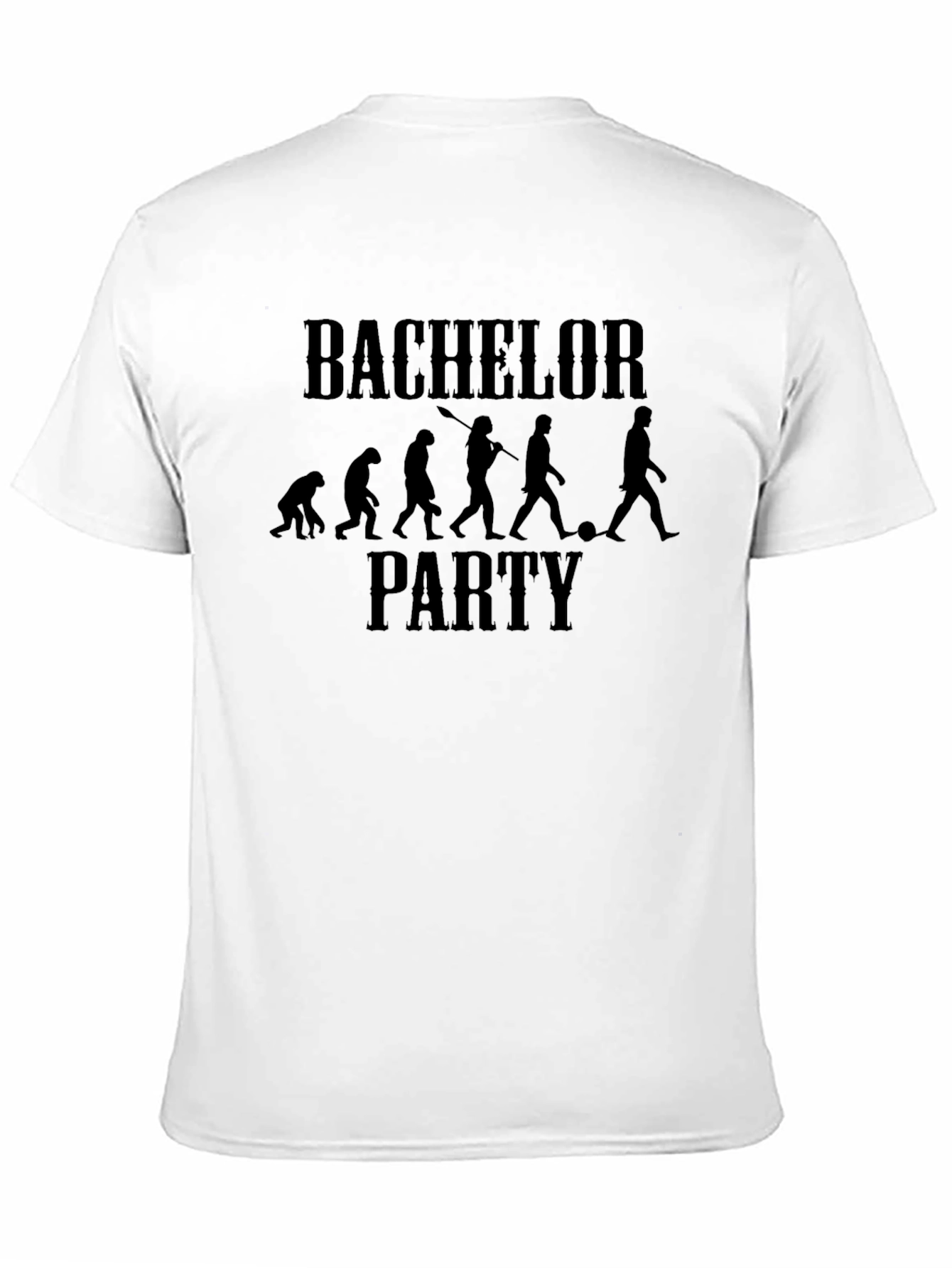 Bachelor Party Evolution Graphic Tee - Black