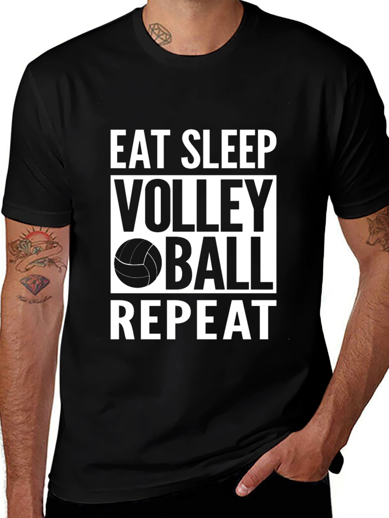 Eat Sleep Volleyball Repeat T-Shirt