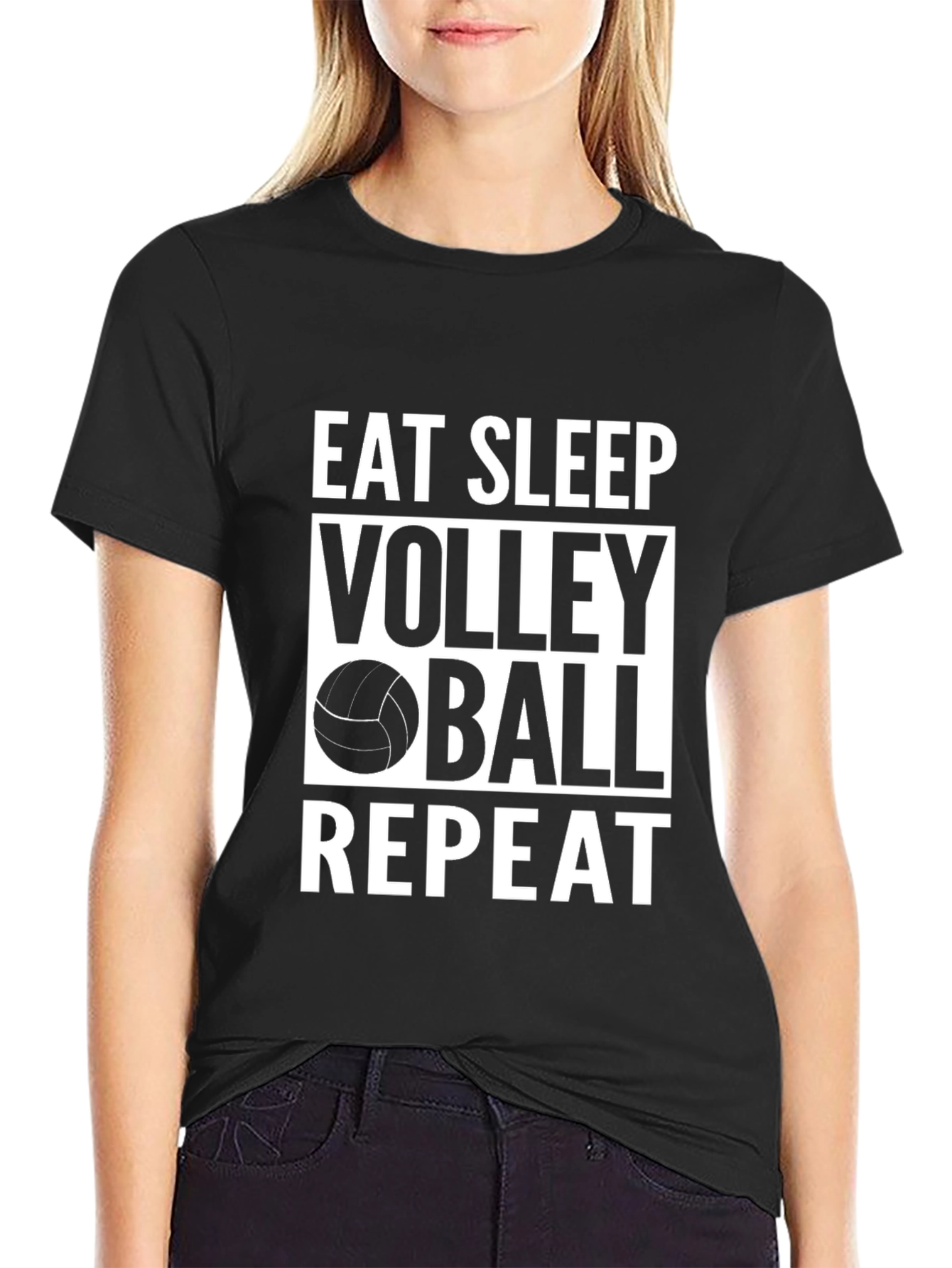 Eat Sleep Volleyball Repeat T-Shirt
