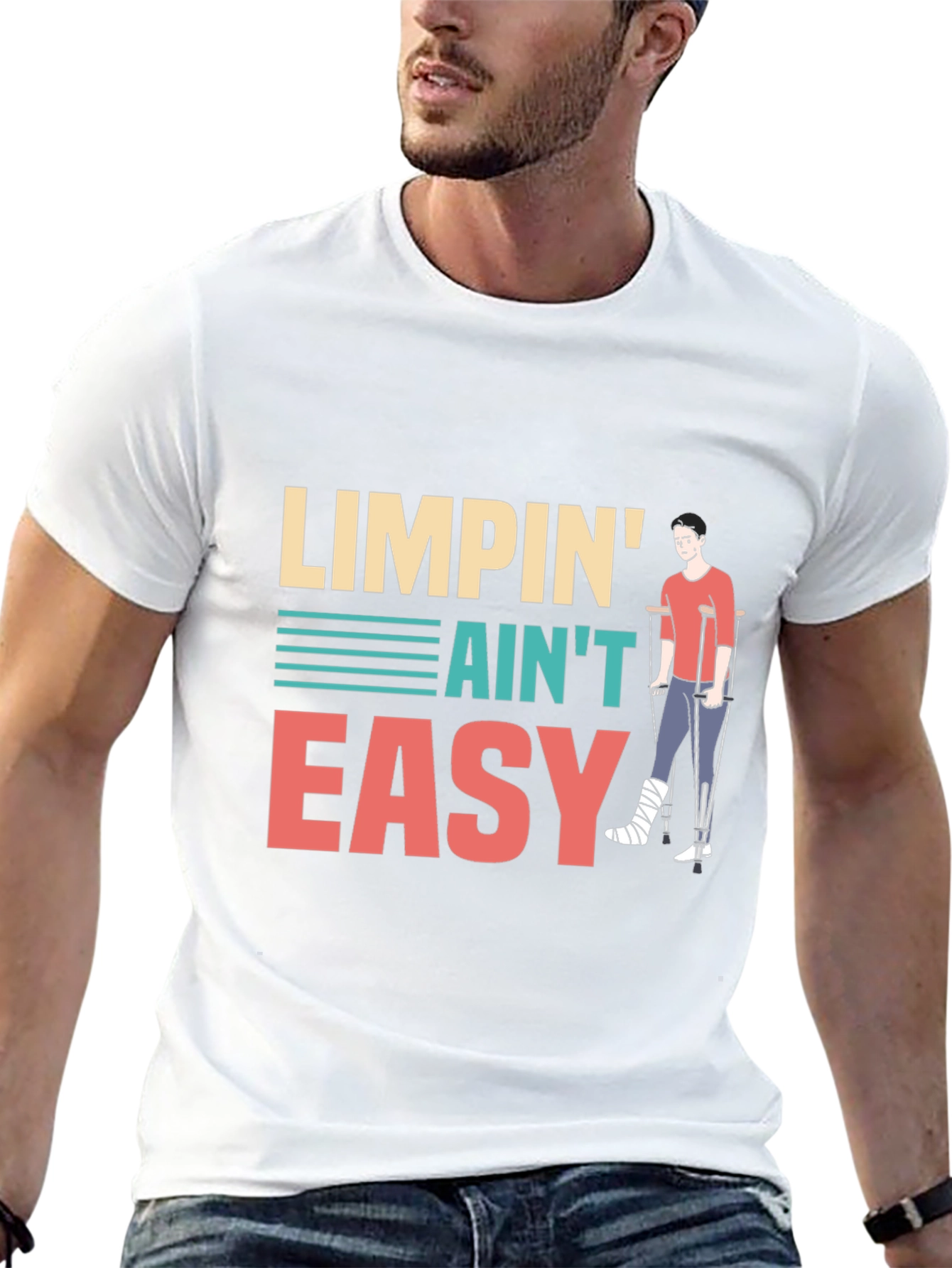 Limpin Aint Easy Graphic T-Shirt