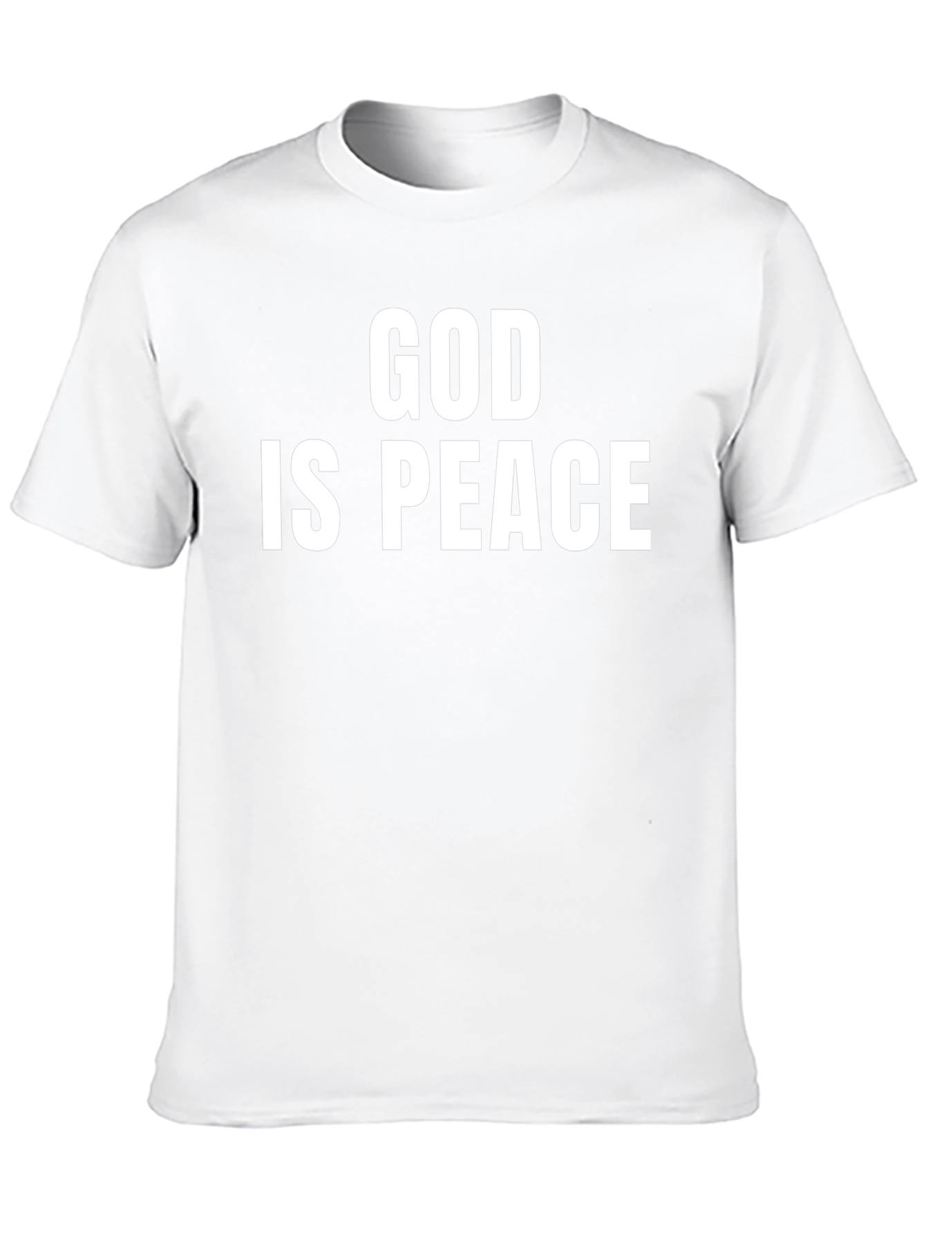 God Is Peace Graphic T-Shirt - Black