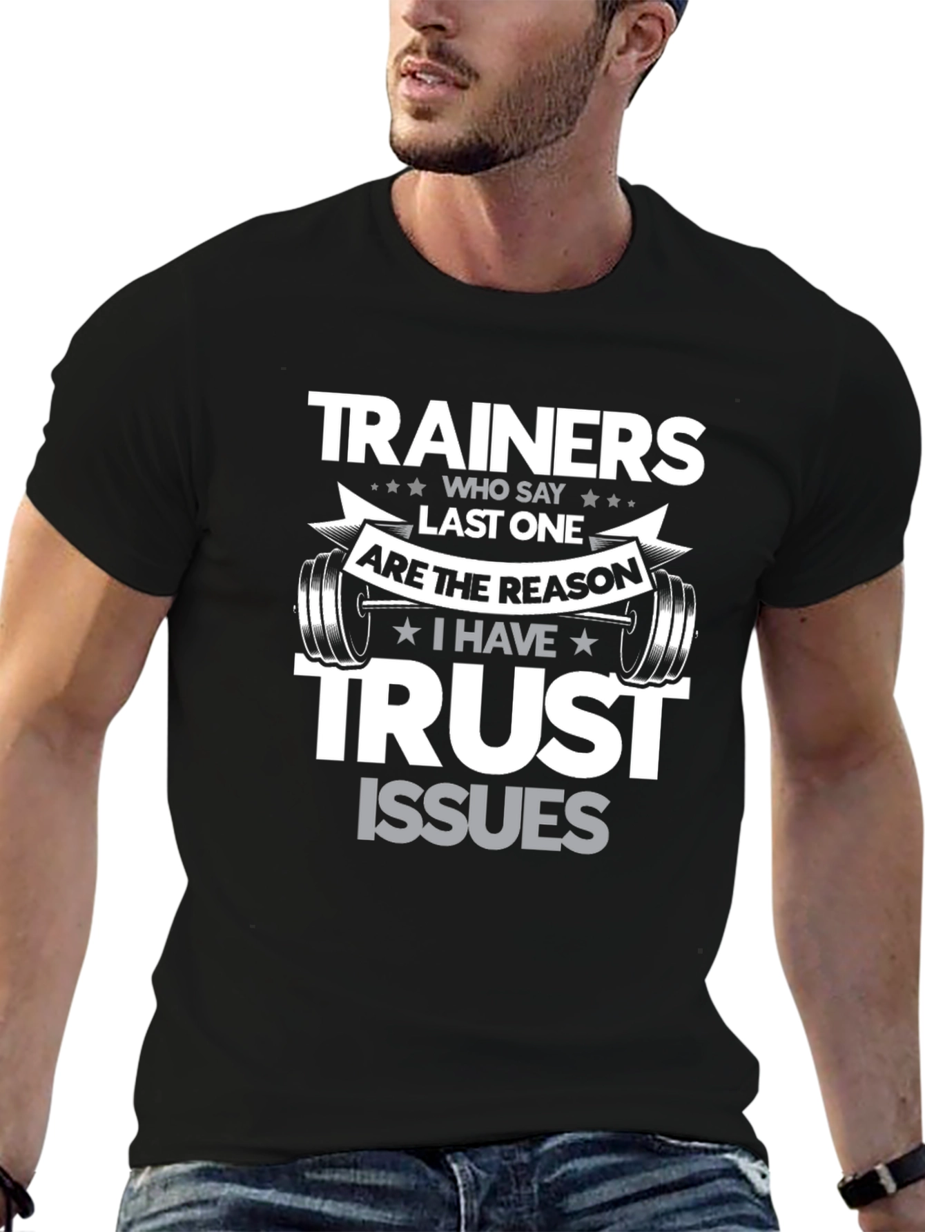 Trainers Last One Funny Gym T-Shirt