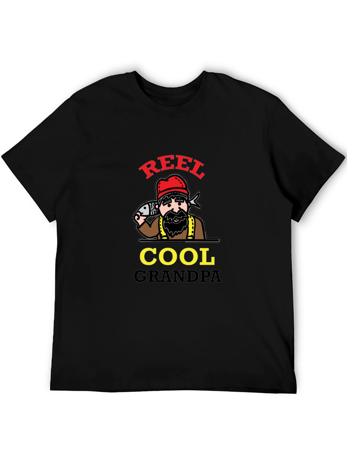 Reel Cool Grandpa T-Shirt - Fishing Lover Tee