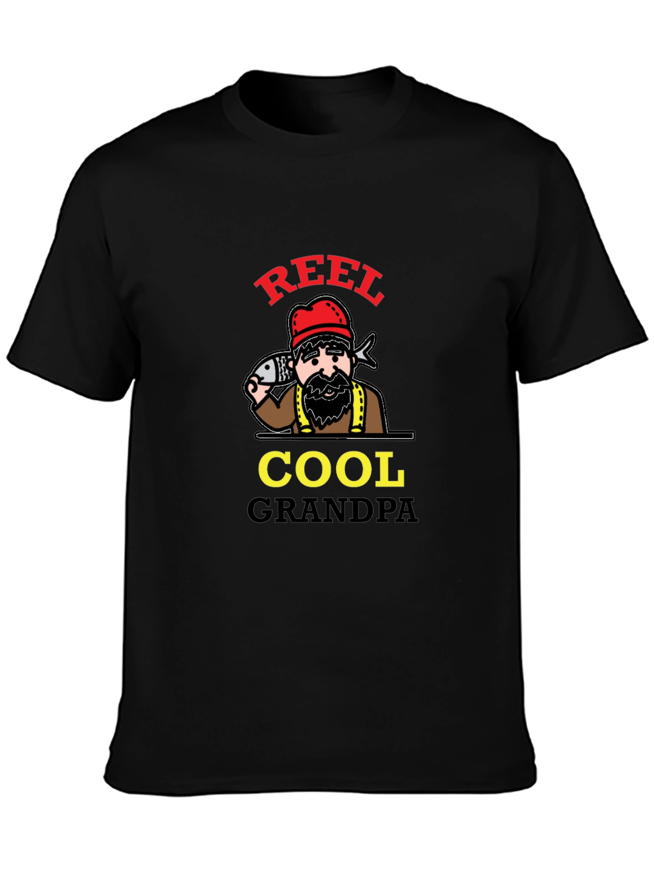 Reel Cool Grandpa T-Shirt - Fishing Lover Tee