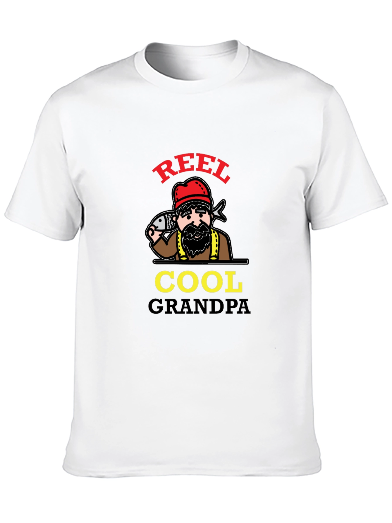Reel Cool Grandpa T-Shirt - Fishing Lover Tee