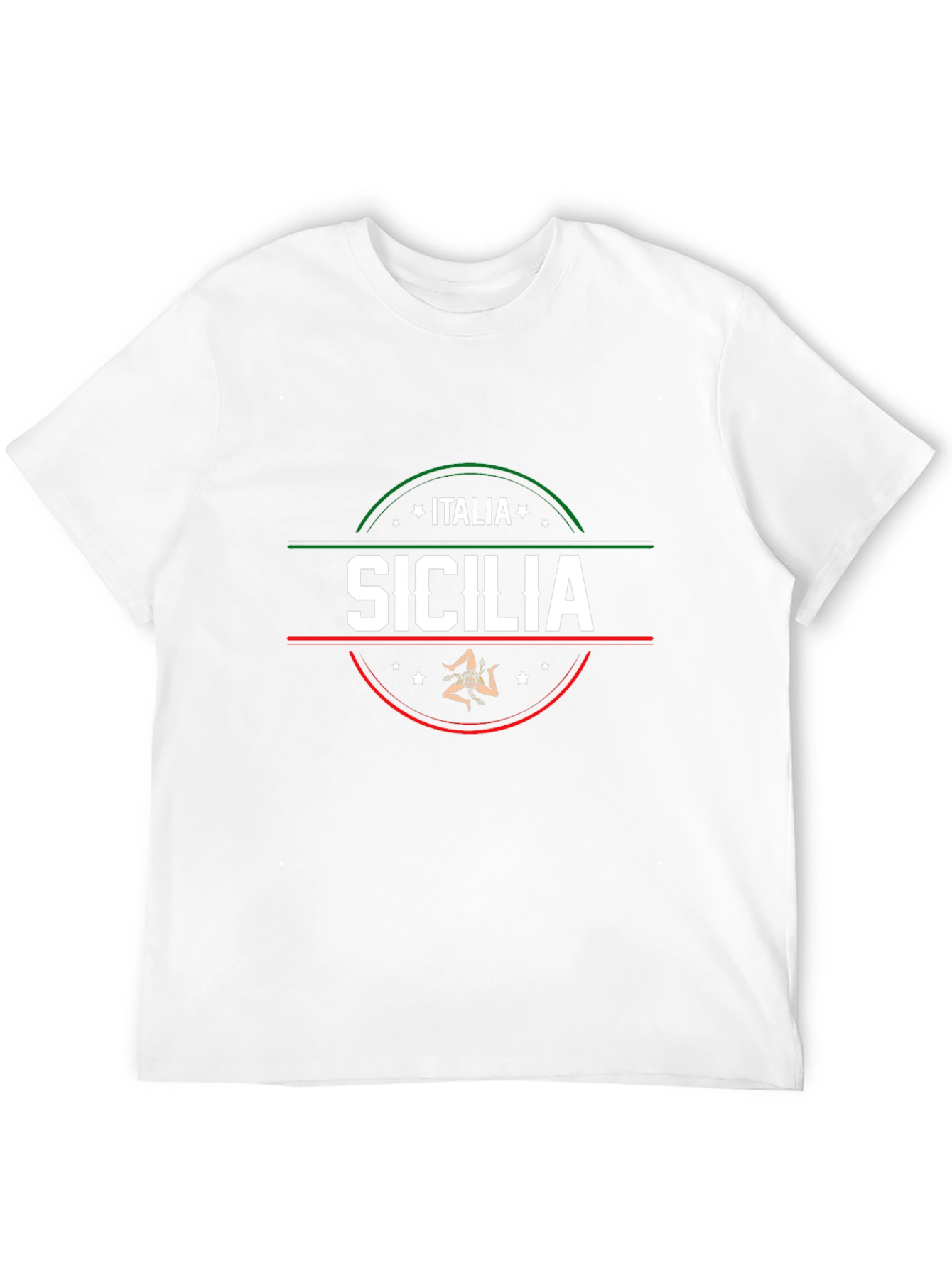 Sicilia Italia Black T-Shirt