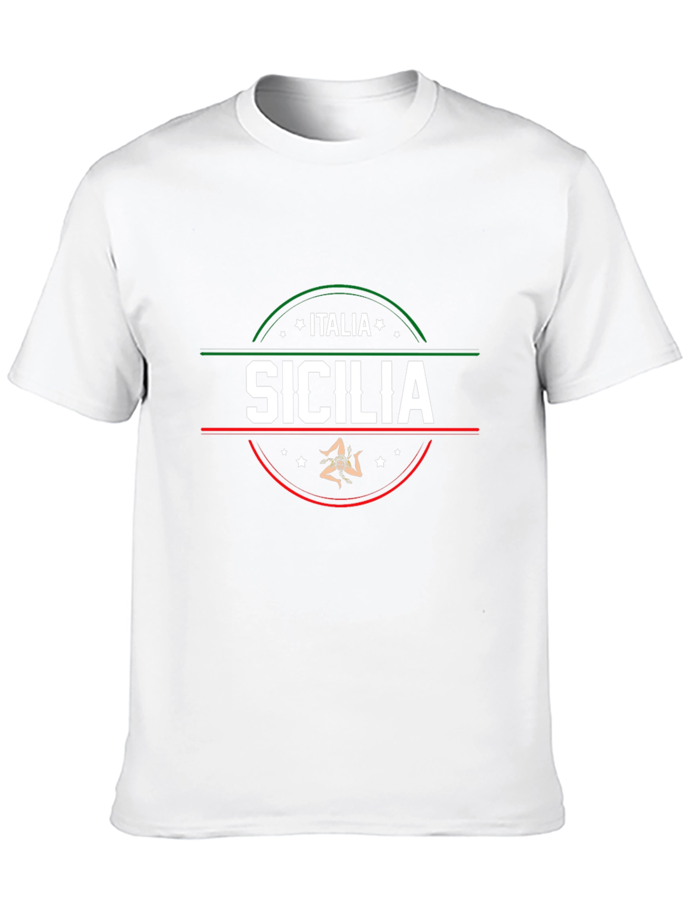 Sicilia Italia Black T-Shirt