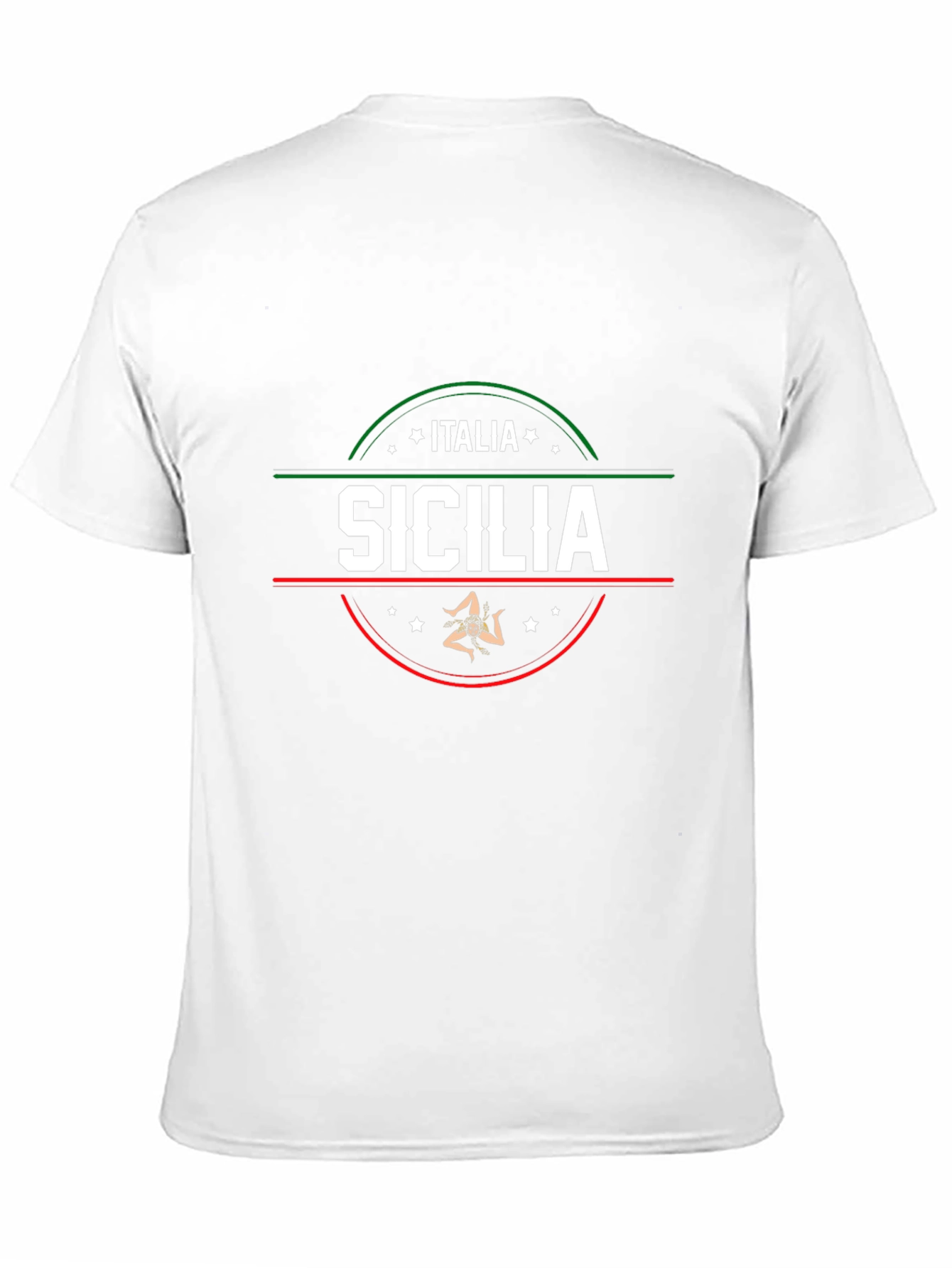 Sicilia Italia Black T-Shirt