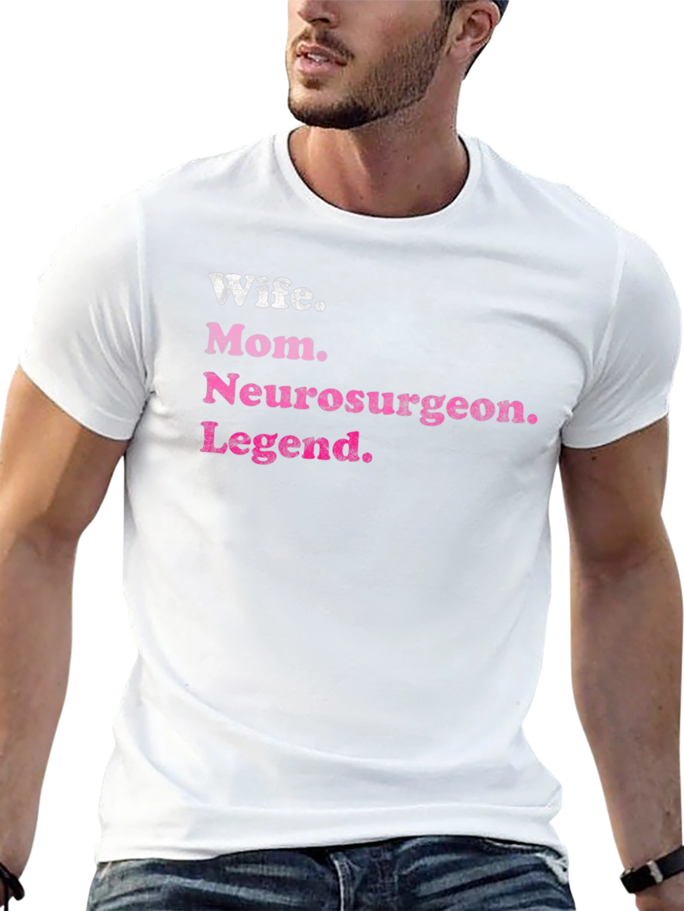 Wife Mom Neurosurgeon Legend T-Shirt - Black