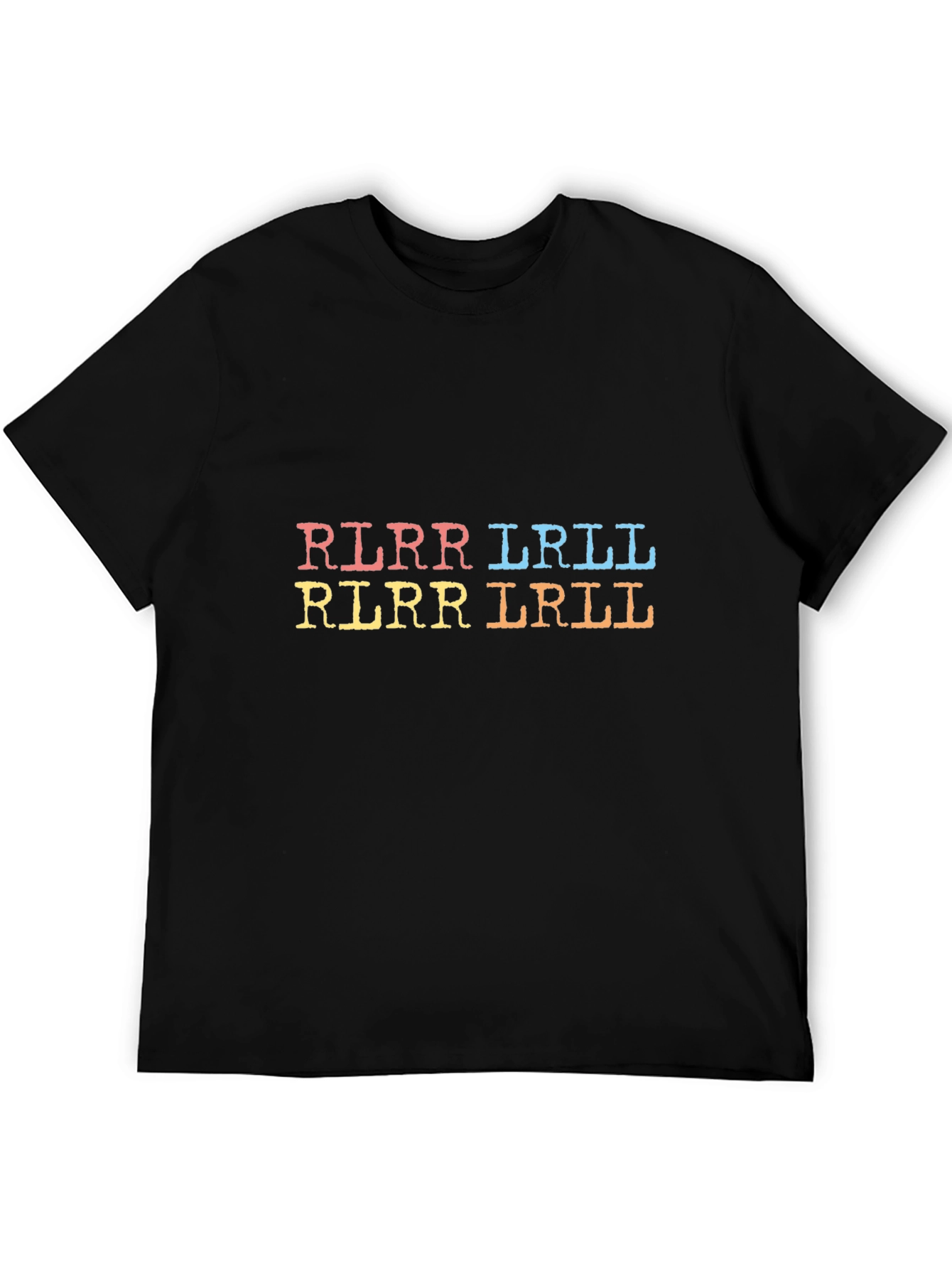 Drummer Rhythm Black T-Shirt