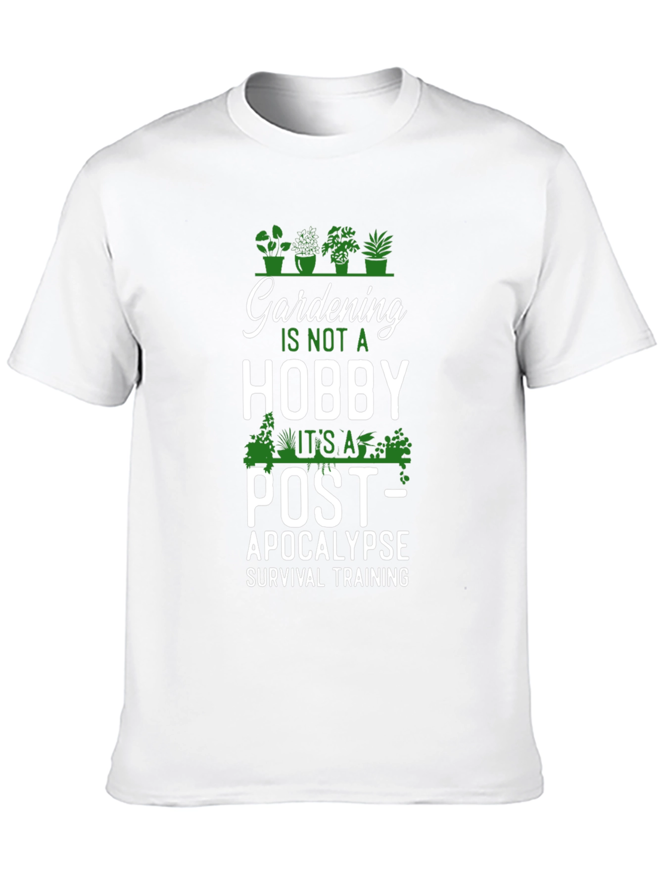 Gardening Post-Apocalypse Survival Training T-Shirt