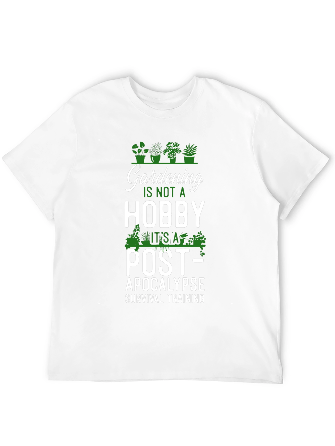 Gardening Post-Apocalypse Survival Training T-Shirt