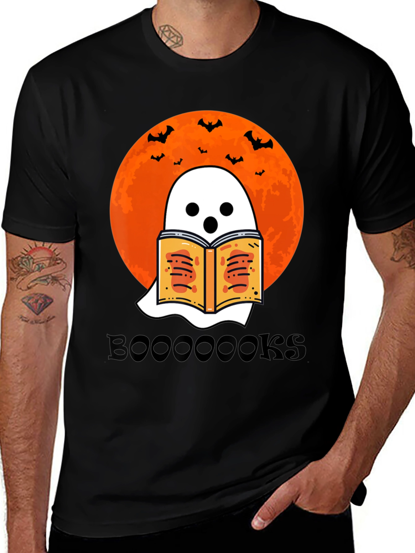 Boo-ooks T-Shirt | Halloween Ghost Reading