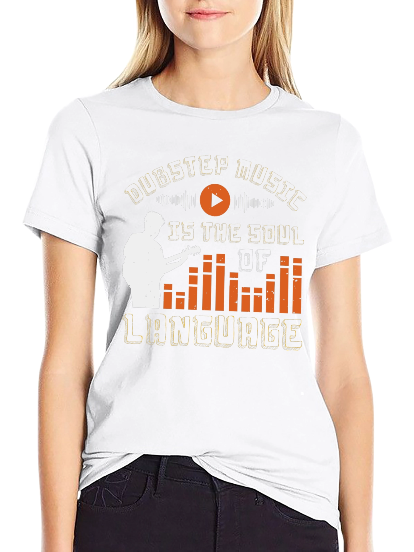Dubstep Music Soul Language Graphic Tee - Black