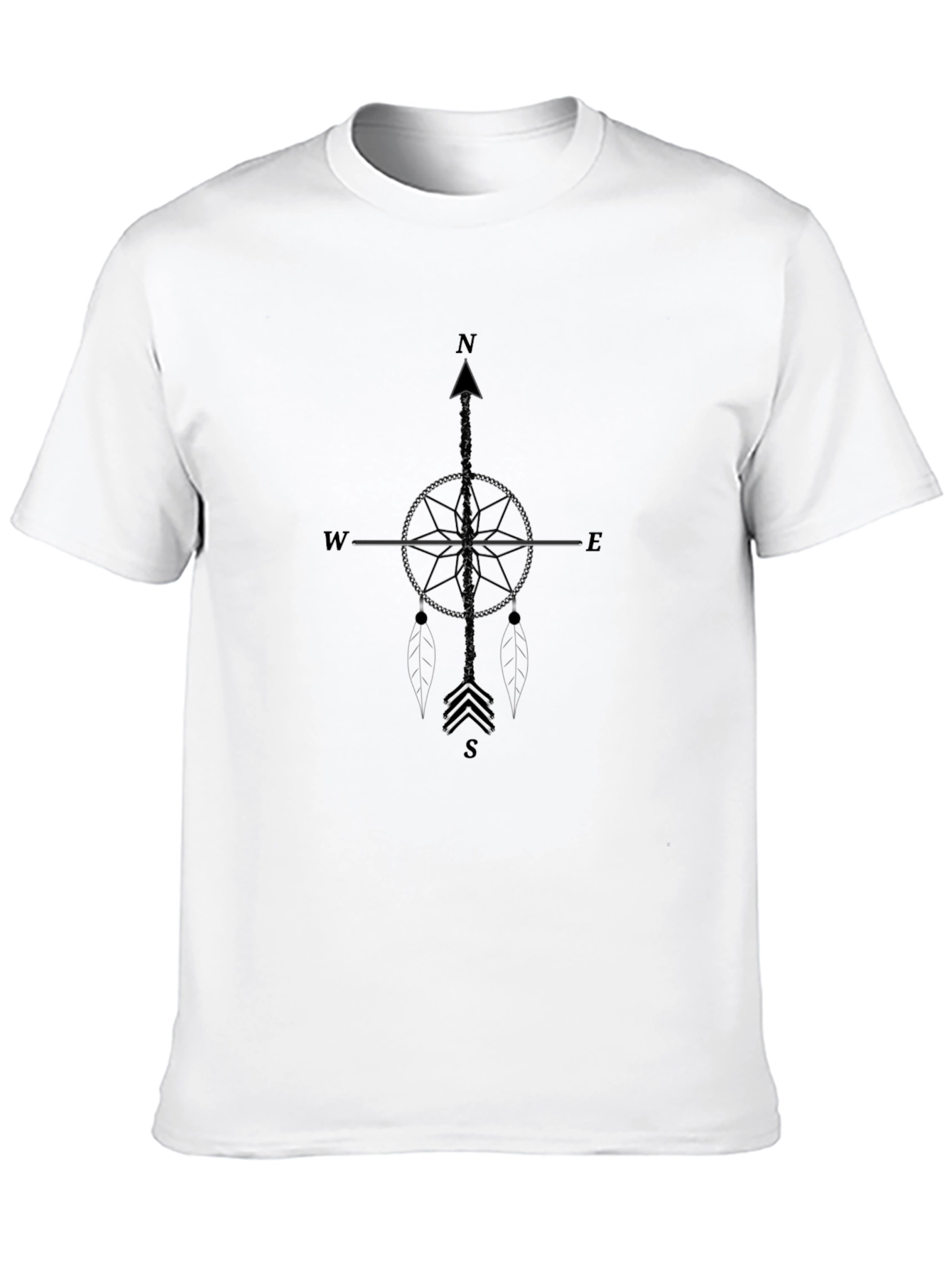 Compass Graphic Tee - Black
