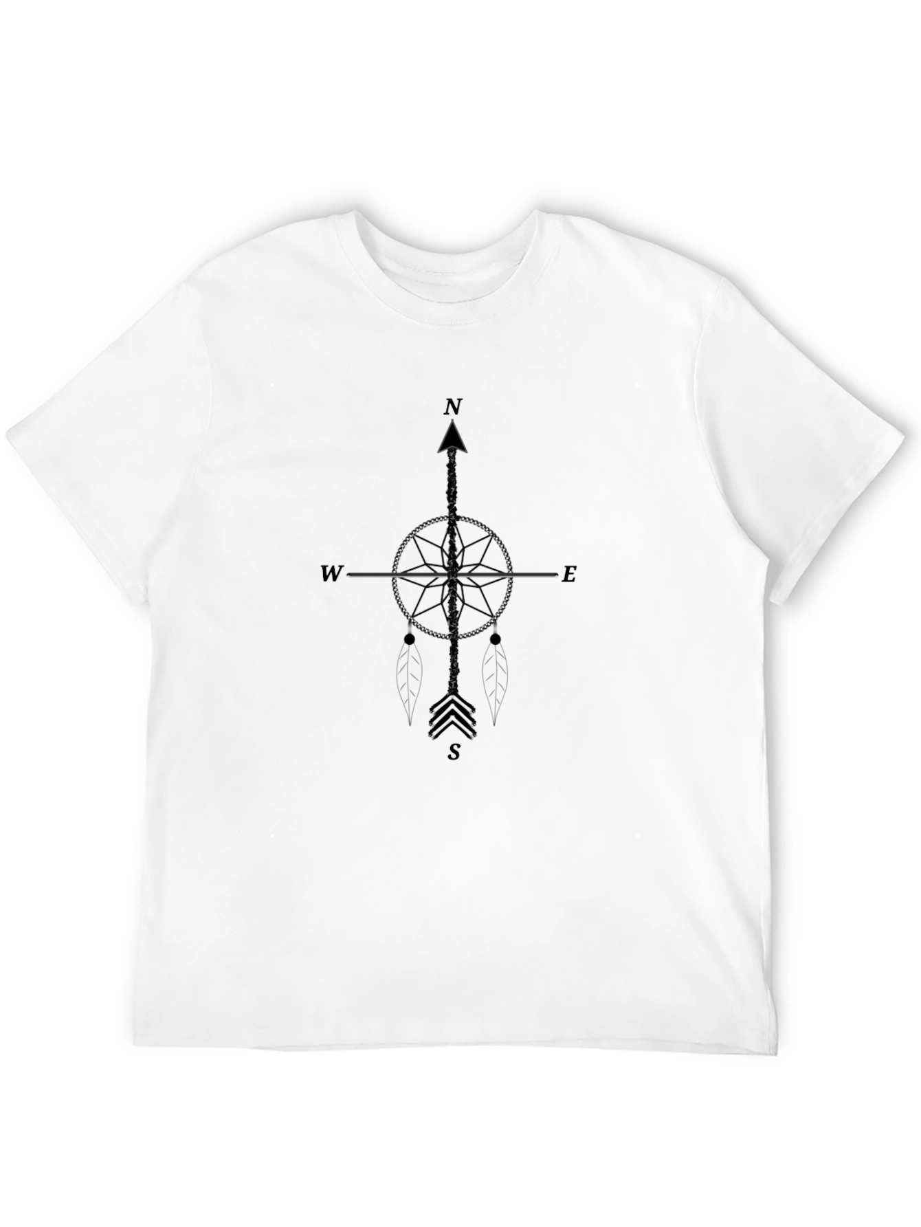 Compass Graphic Tee - Black