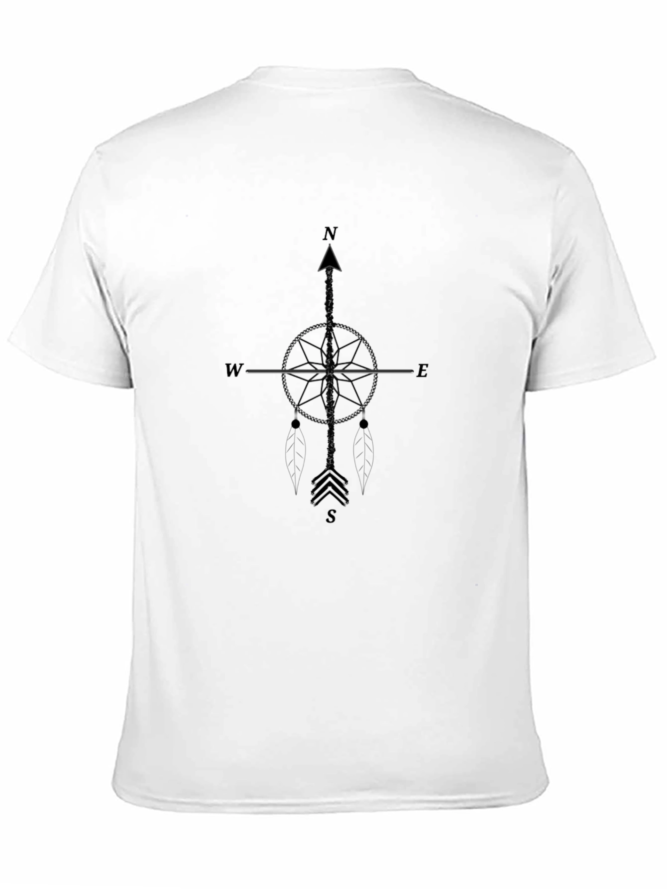Compass Graphic Tee - Black