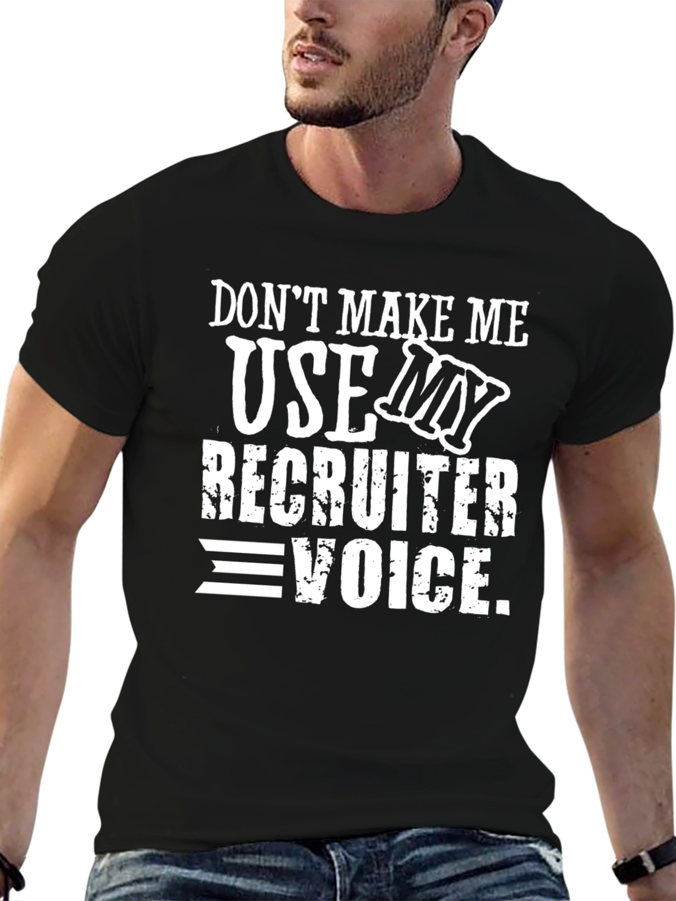 Recruiter Voice T-Shirt Funny Job Gift
