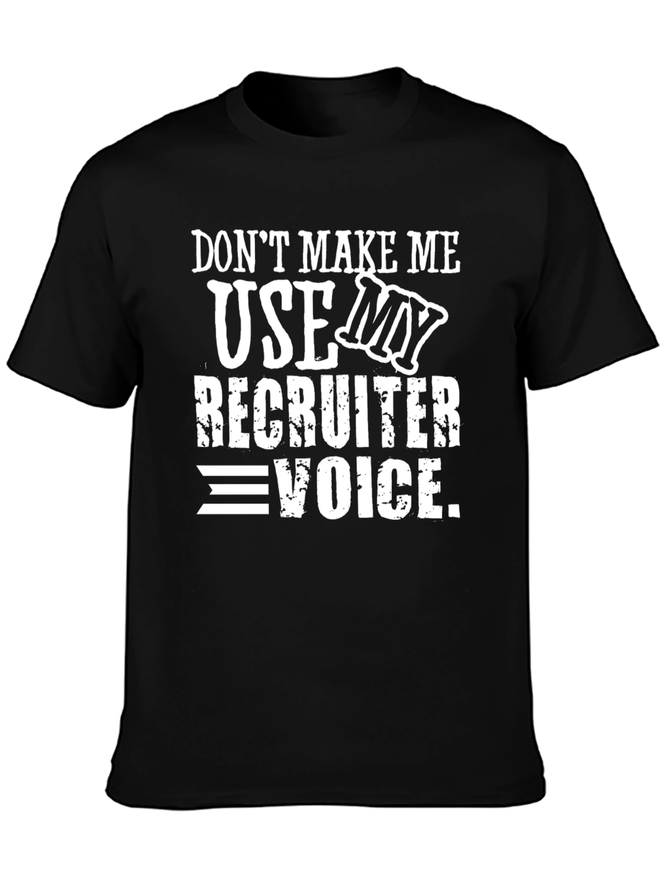 Recruiter Voice T-Shirt Funny Job Gift