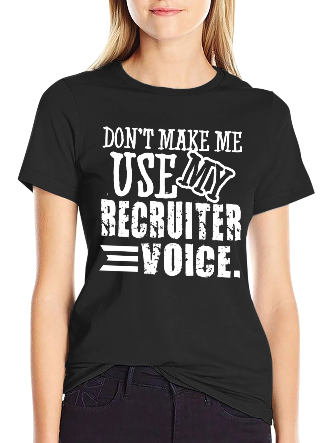 Recruiter Voice T-Shirt Funny Job Gift