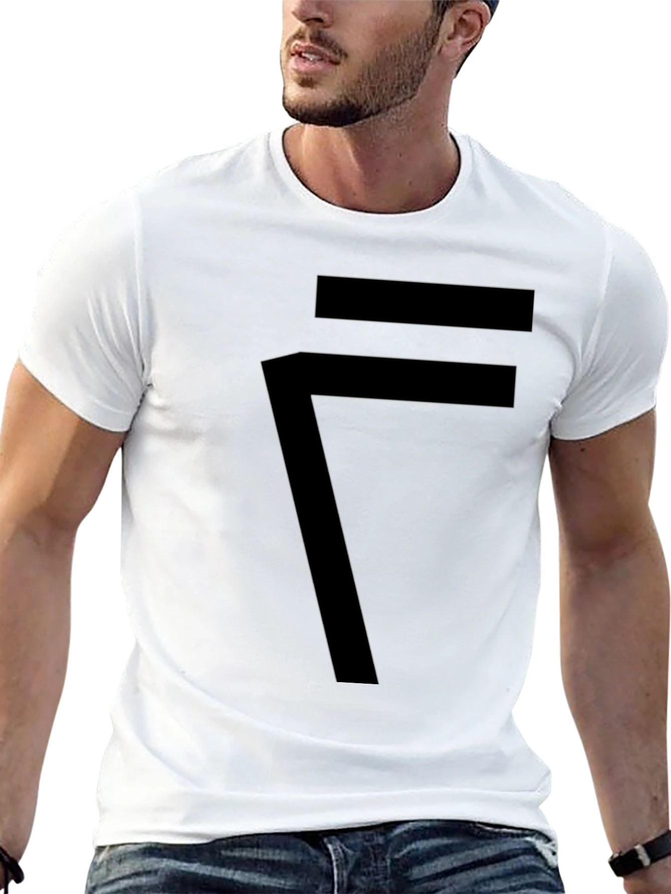 Modern Graphic Tee - Minimalist Design